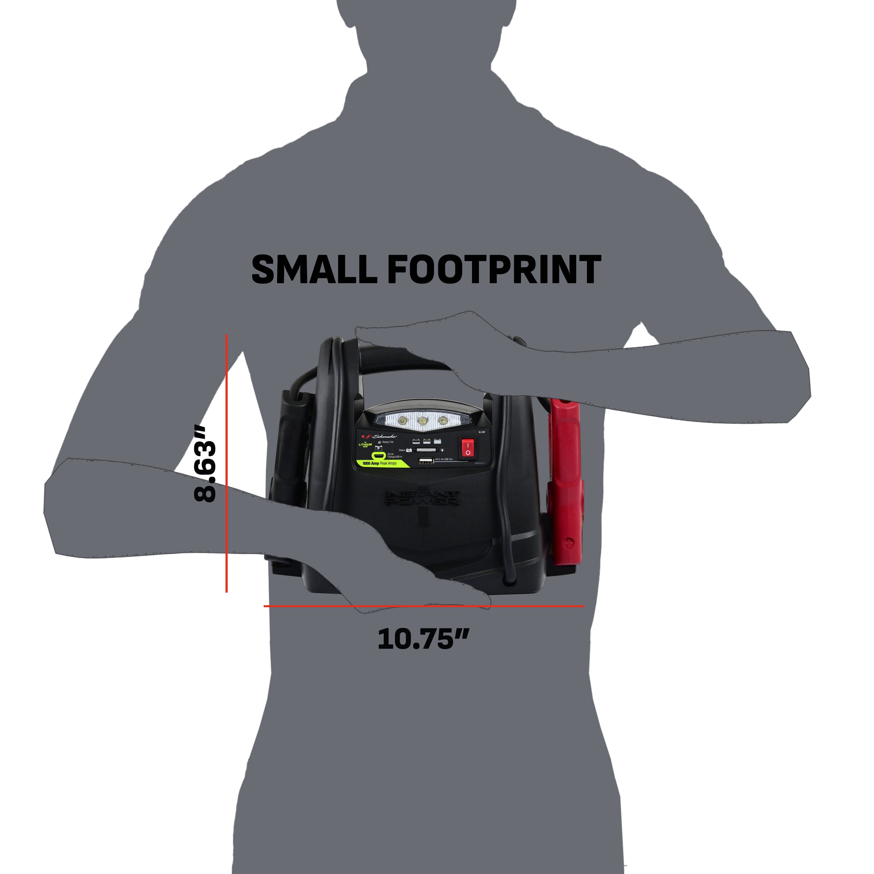 1000 Peak Amp 12V Portable Power - Schumacher Electric