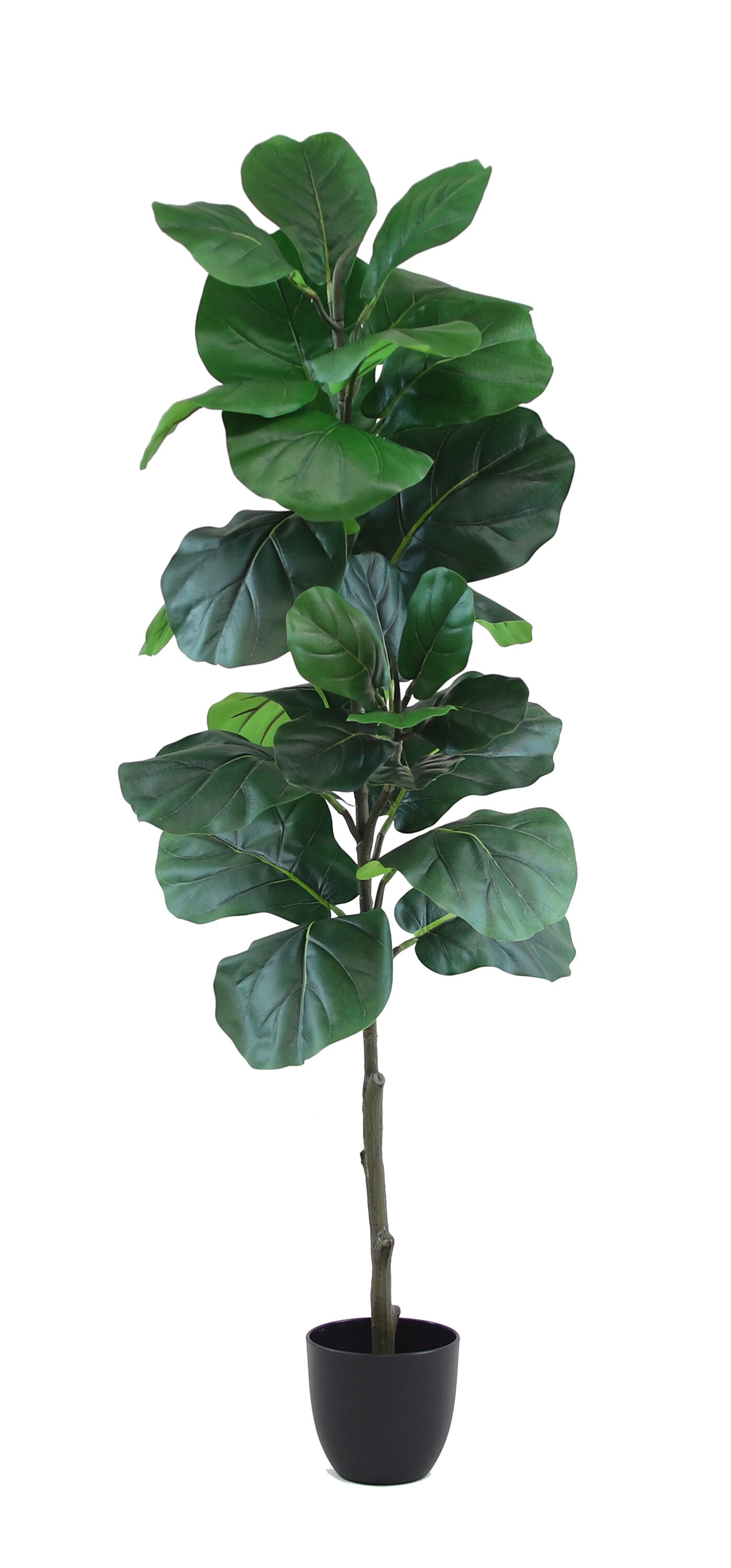 The Mod Greenhouse YPT01088 49-in Green Indoor Floor Fiddle Leaf Artificial tree