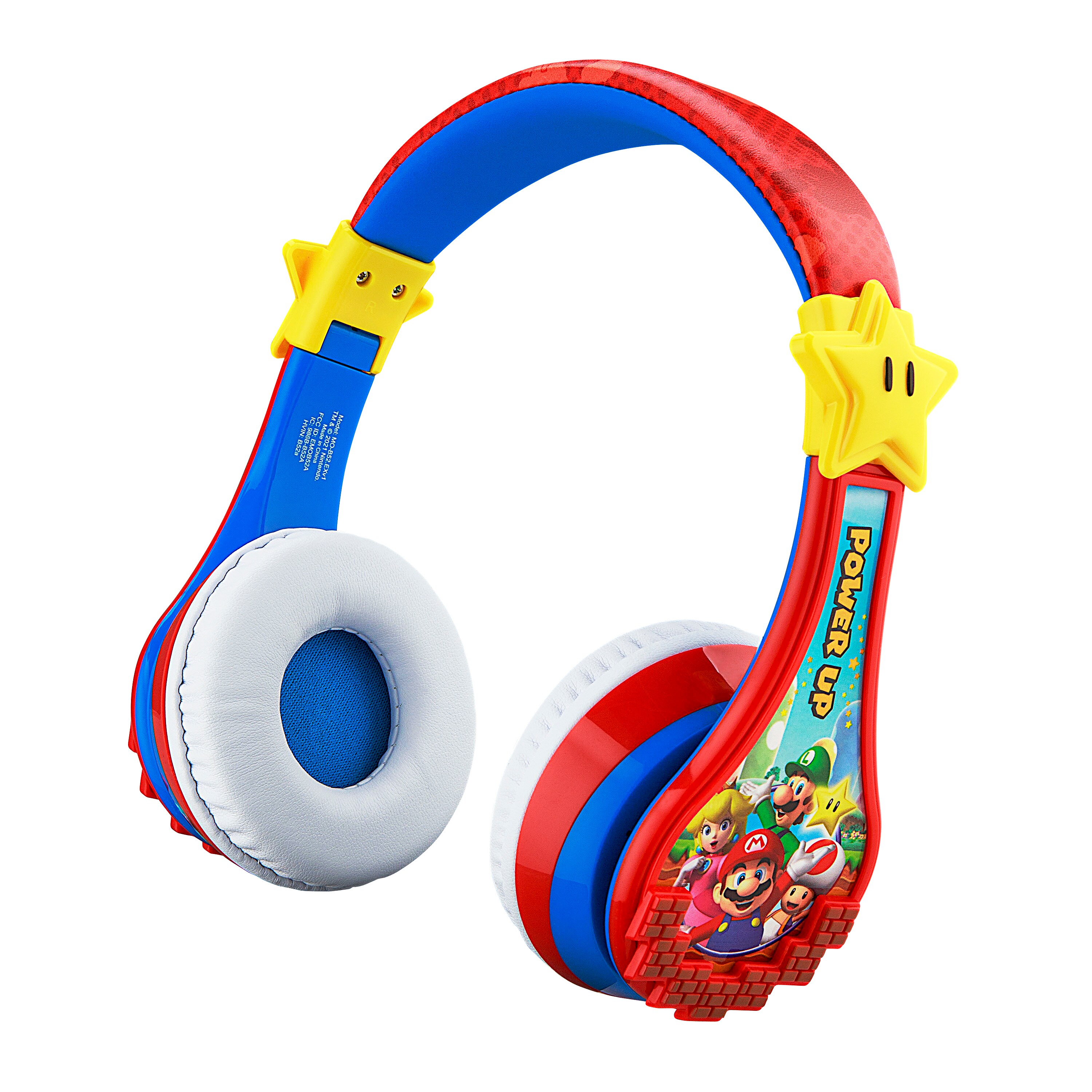eKids Super Mario Over The Ear Wireless Headphones in the
