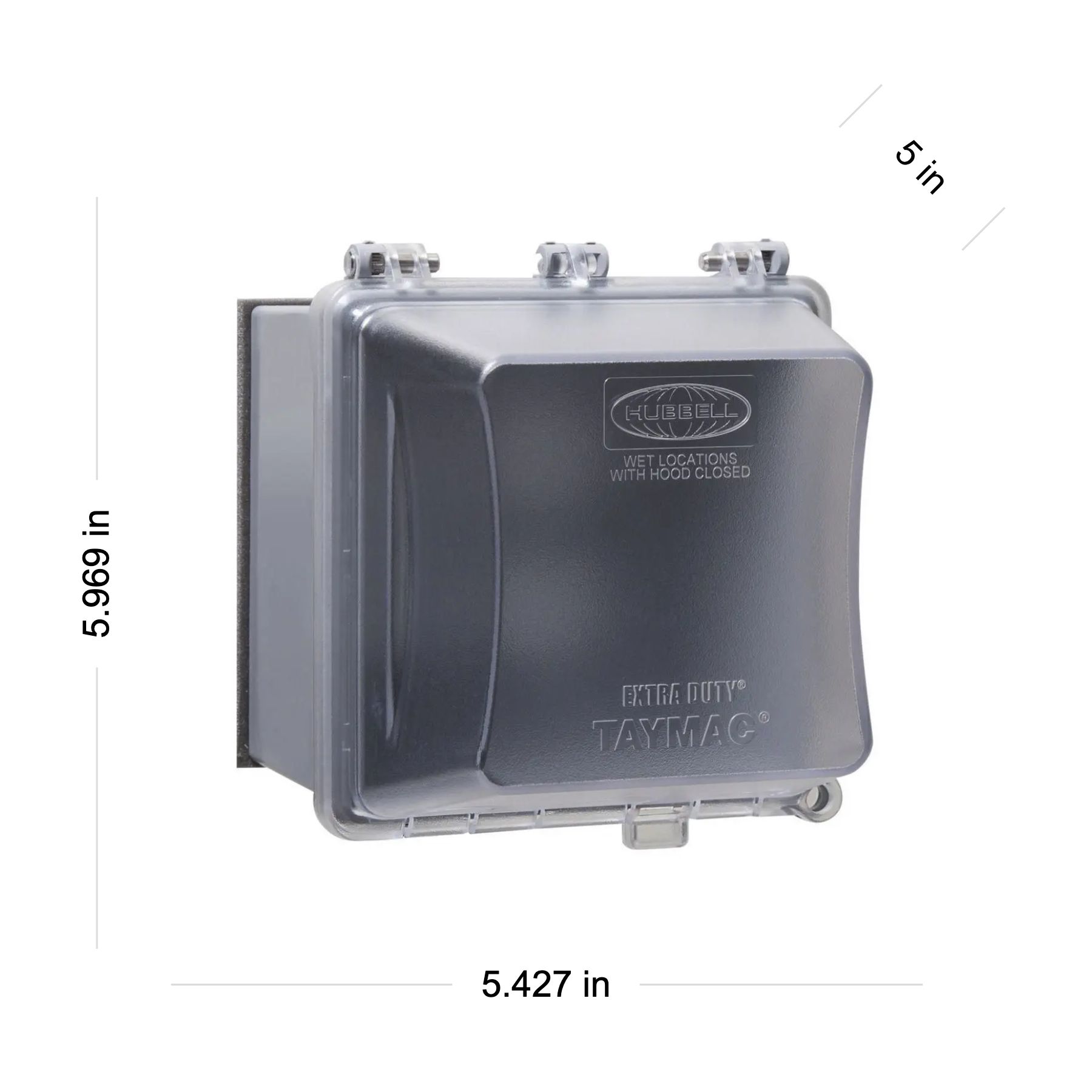 Hubbell MM7420C Electrical-Box-Covers - View #2