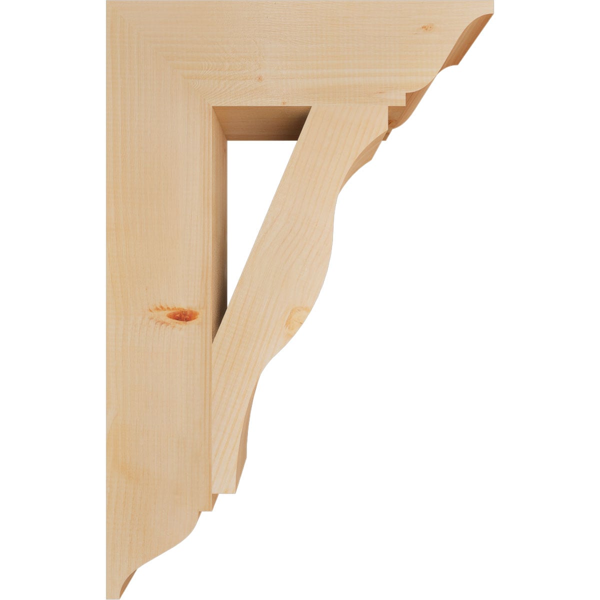 Ekena Millwork BKT06X22X34FST01SDF Exterior-Brackets-Braces - View #3