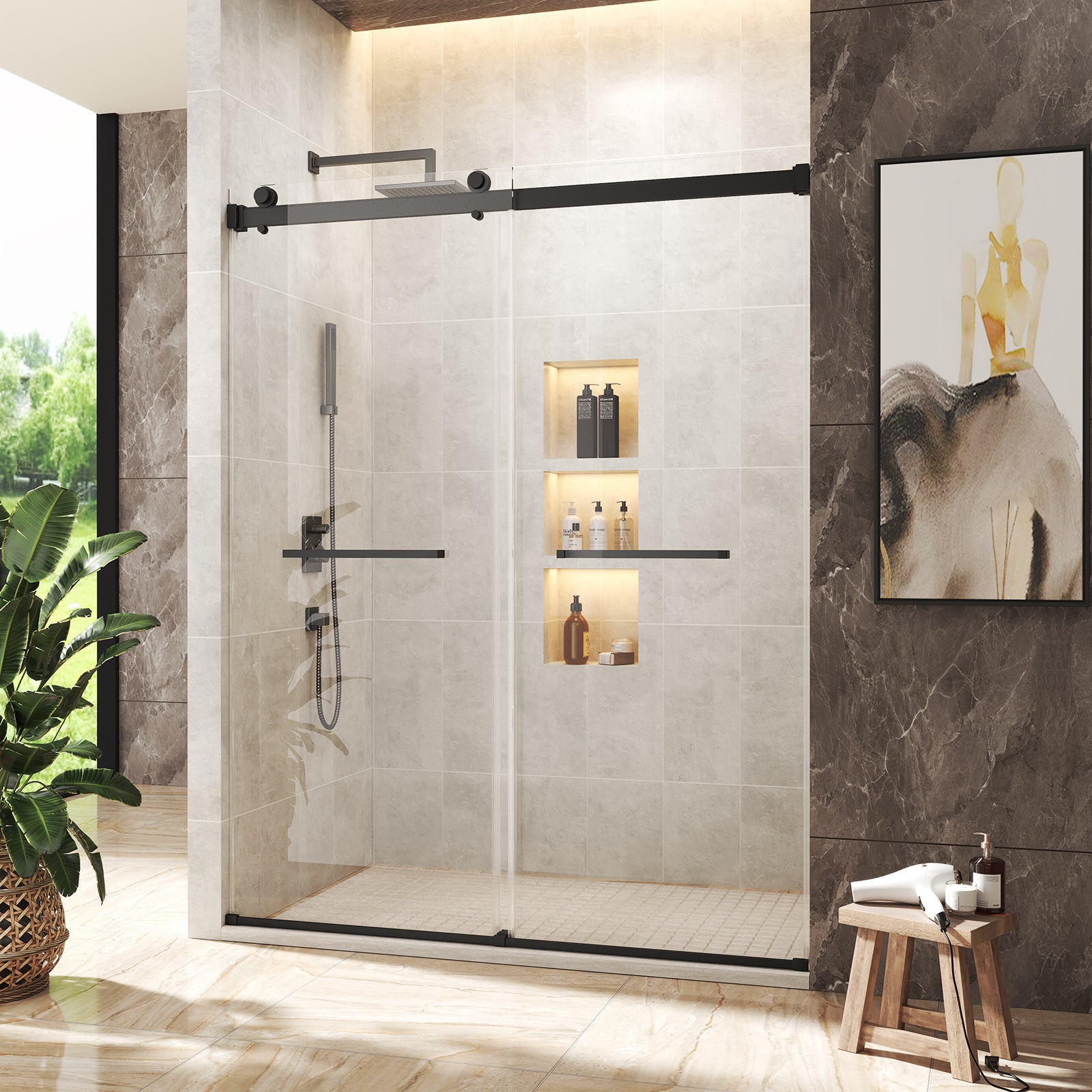 Boyel Living BLAG8WS722FMB Shower-Doors - View #2