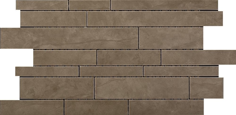 Emser F95CITABR1220MOL Citadel 8-Pack Brown 10-in x 20-in Porcelain Border Tile (12.88-sq. ft/ Box Only)