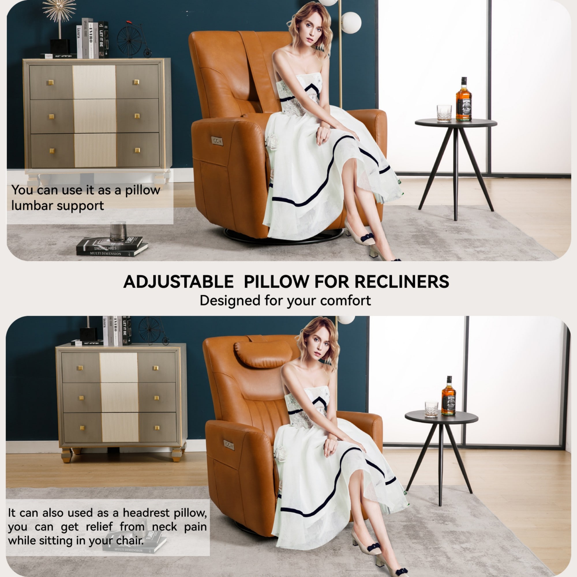 Boyel Living BL-CM808YE recliners - View #7