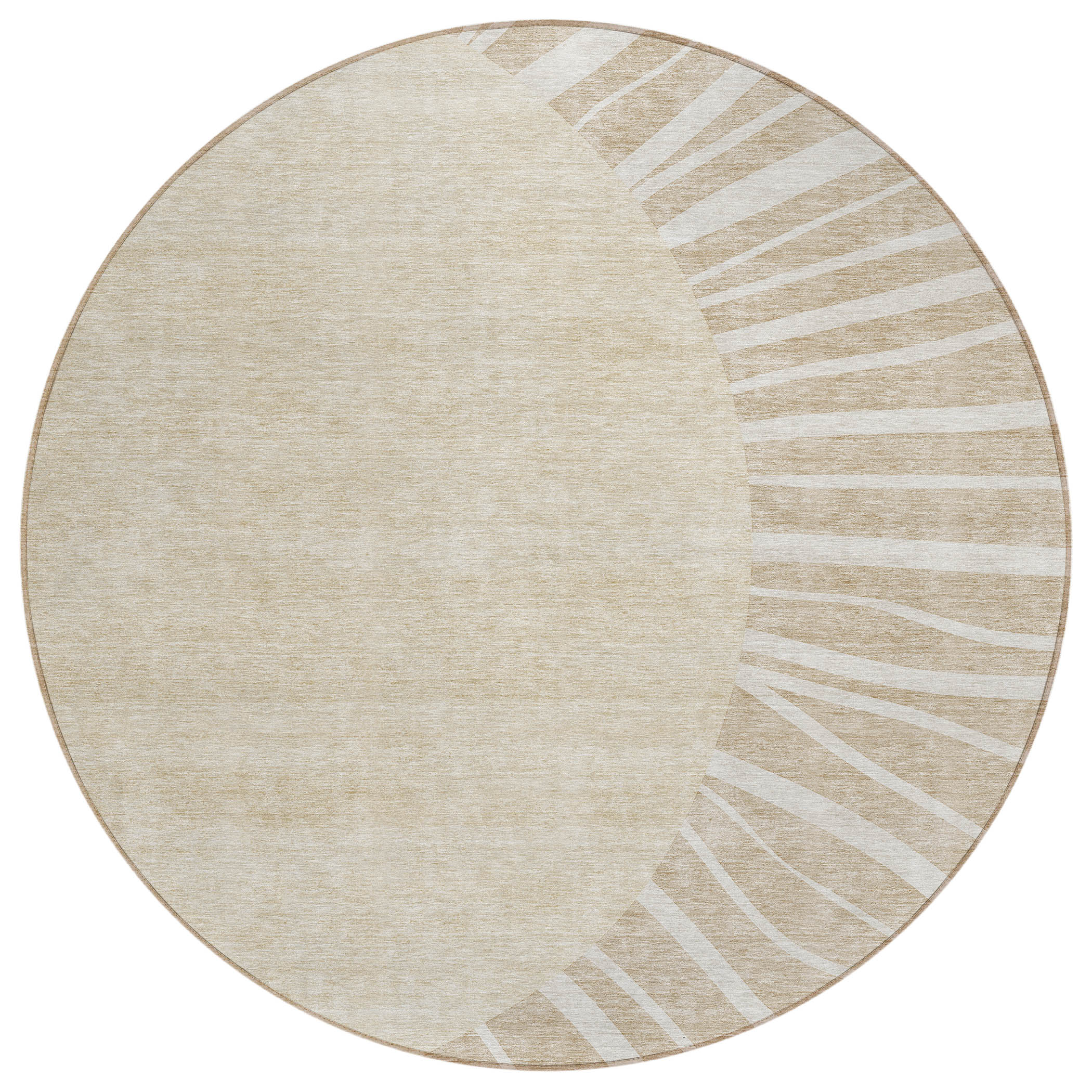 Addison Rugs ACN668BG8RO Chantille ACN668BG 8 x 8 (ft) Polyester Blush Round Indoor/Outdoor Geometric Machine washable Area rug