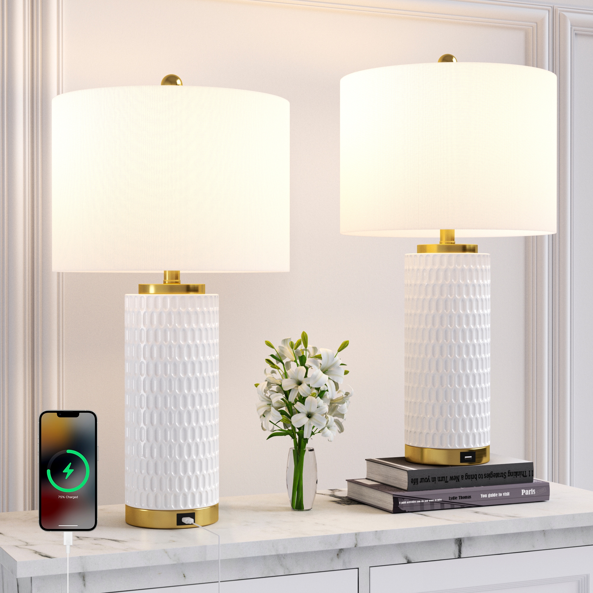 Maxax T227-WH Table-Lamps - View #4