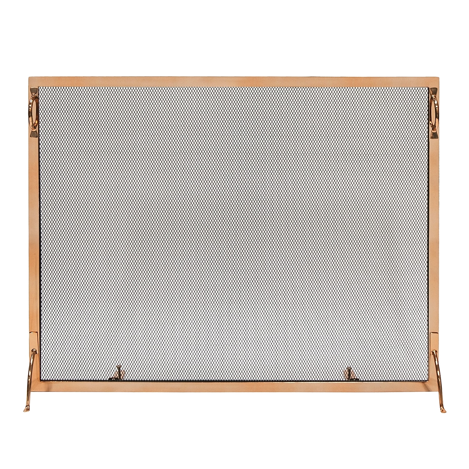 Minuteman International 8-in Copper Iron 1-Panel Flat Fireplace Screen SSM-3830CP Sansujyuku sansujyuku.com