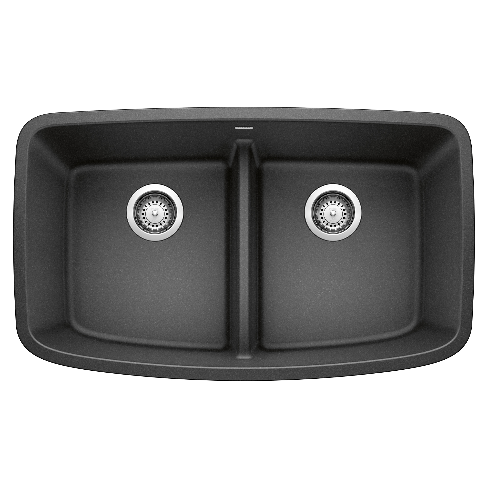 BLANCO 442200 Valea Silgranit Undermount 32-in x 19-in Granite Double equal bowl Kitchen Sink
