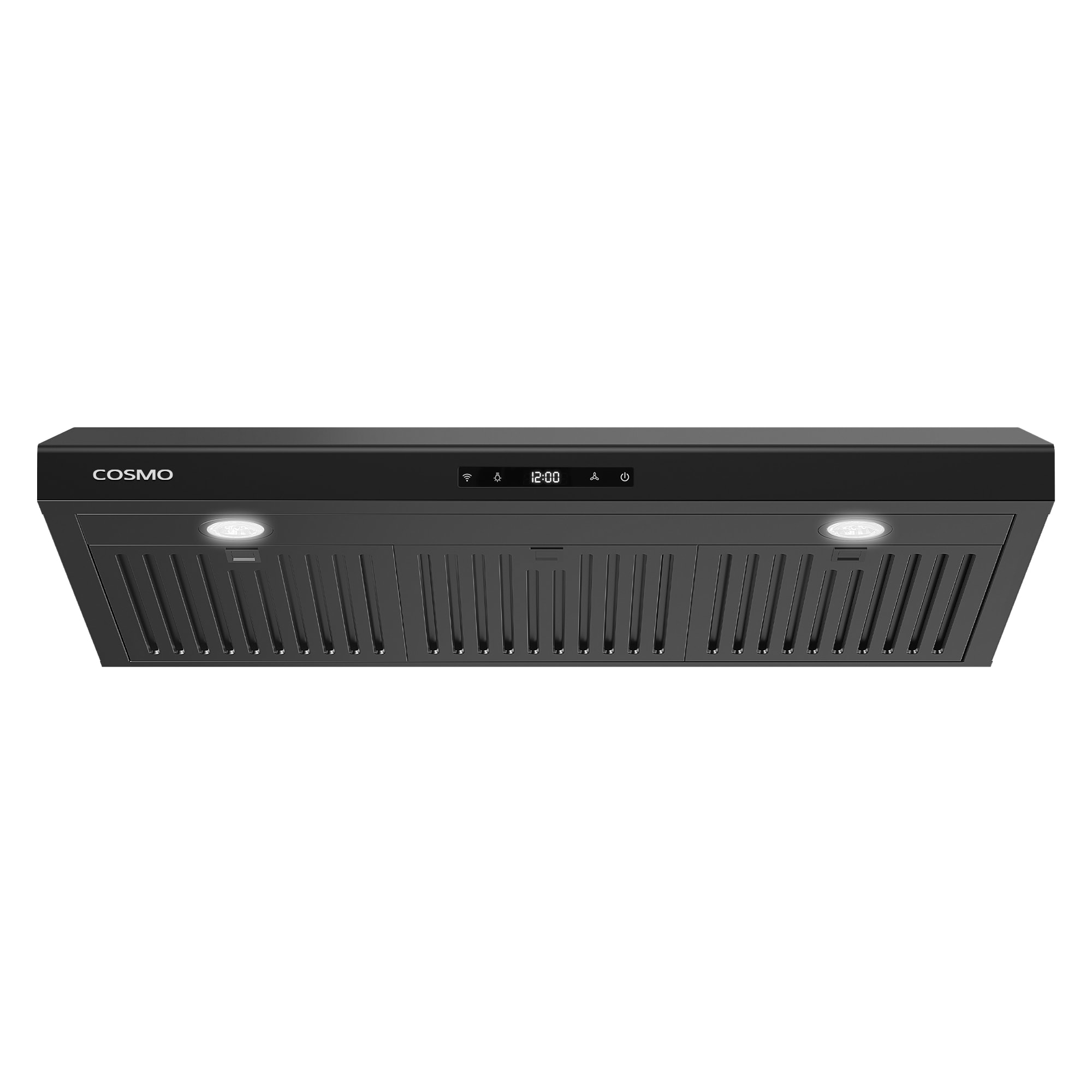 Cosmo COS-KS6U36-BK 36 inch Ducted 500-CFM Black Under Cabinet Range Hood