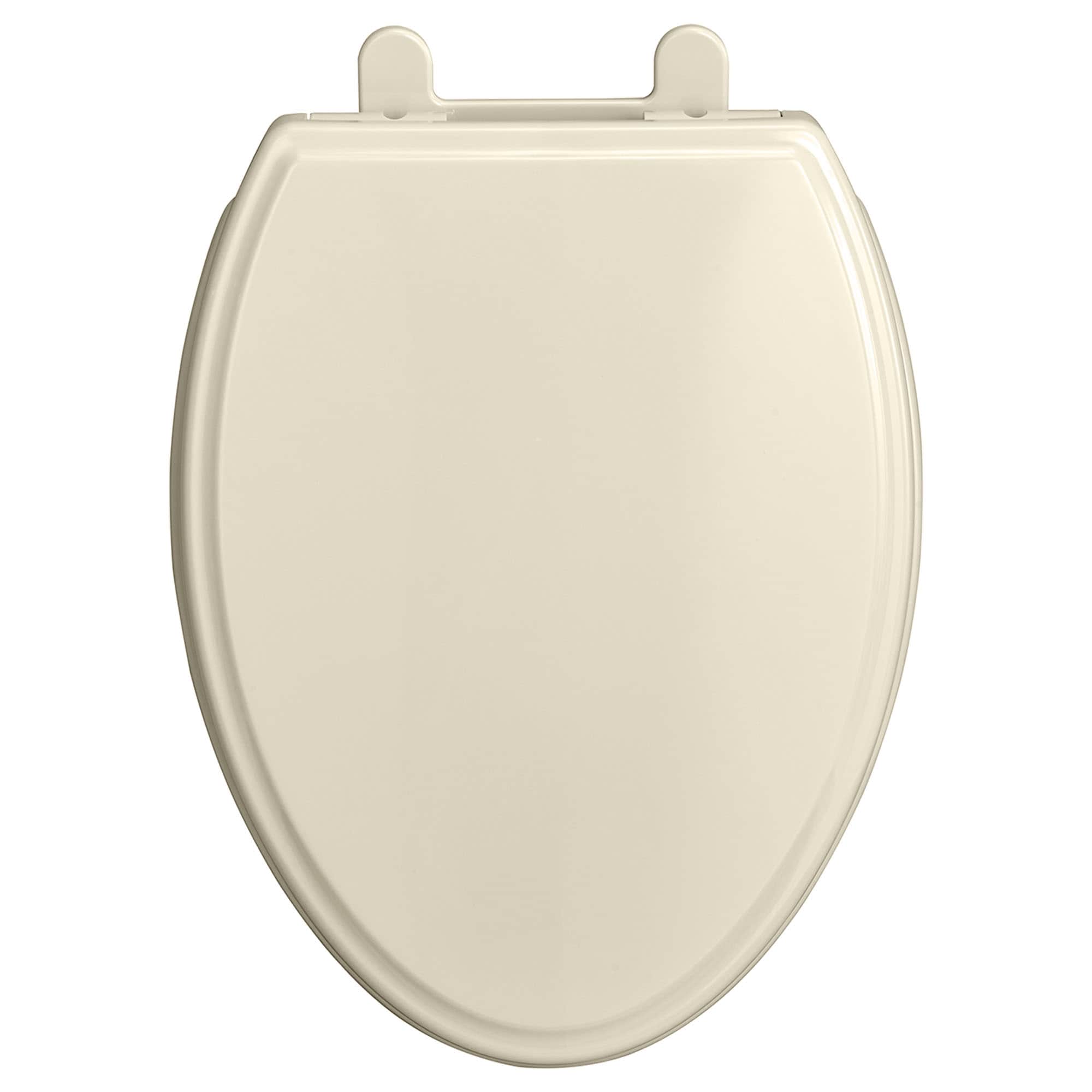 American Standard MightyTuff Plastic Bone Elongated Soft Close Toilet Seat  in the Toilet Seats department at