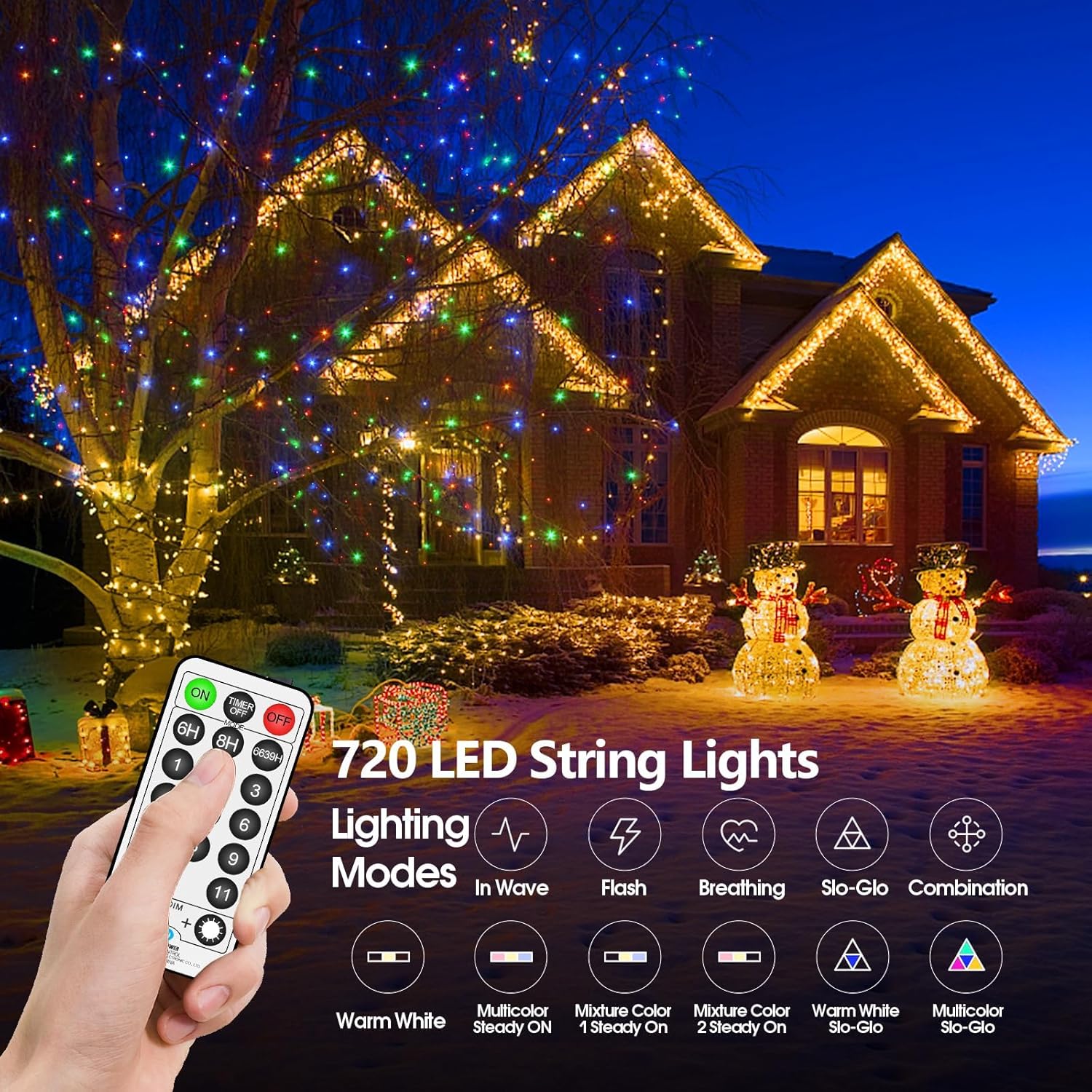 Luupatchy USGAOYUMX0006-LIGHT Christmas-String-Lights - View #2