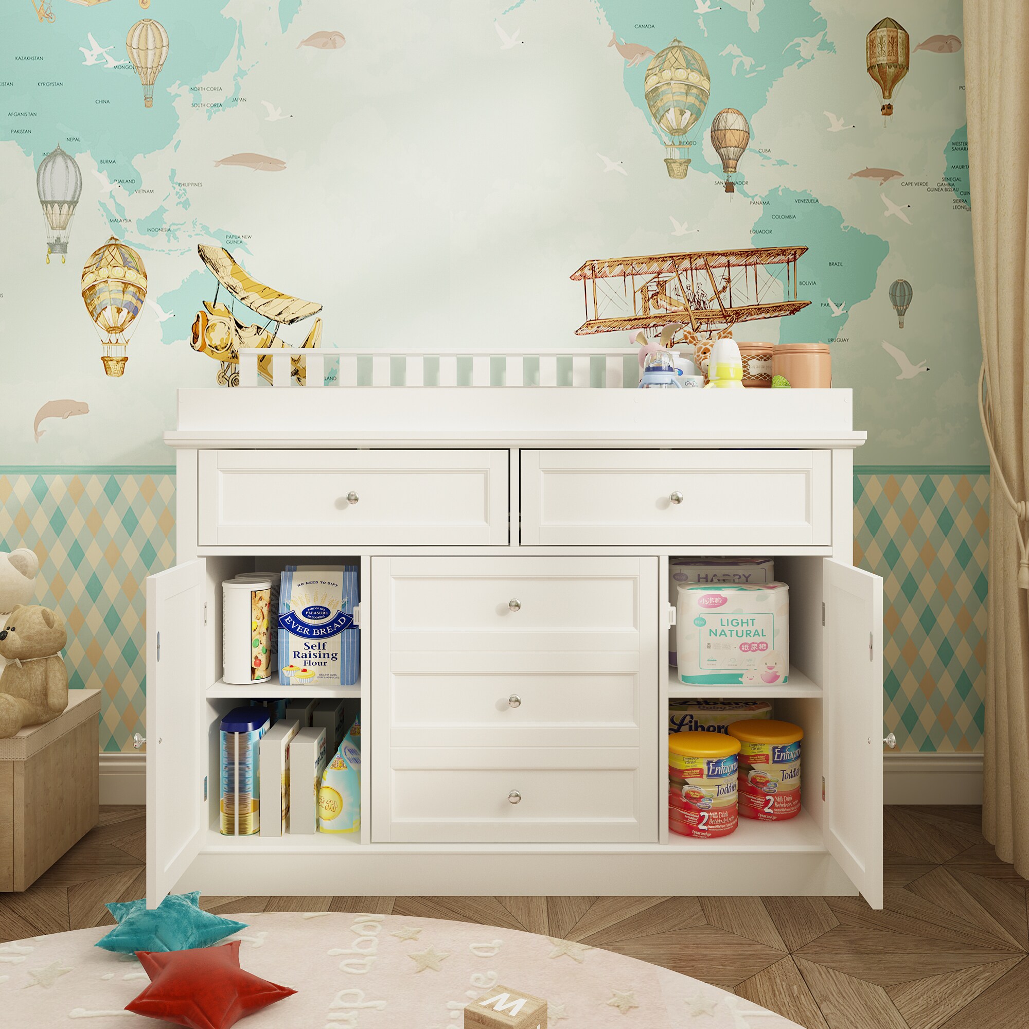 FUFU&GAGA KF330117-01 Baby-Changing-Stations - View #2