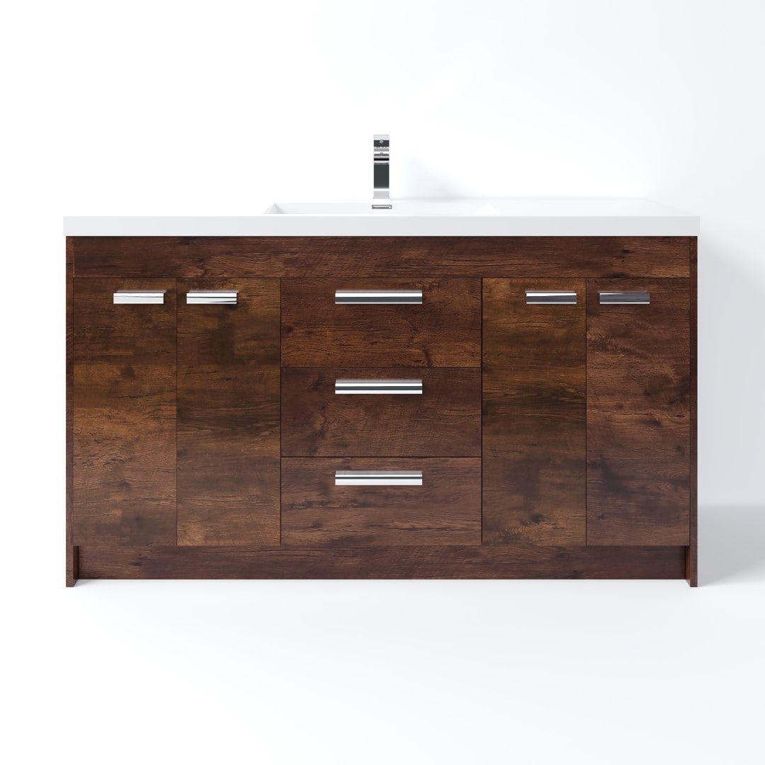 Eviva EVVN15-8-SS-60RSWD Bath-Vanity-Combo - View #10
