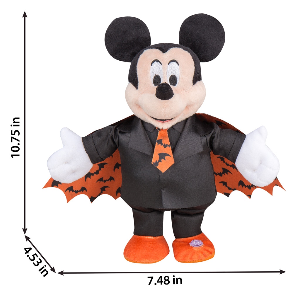 Mickey Mouse Black Red Stripes Patterns Walt Disney Cartoon