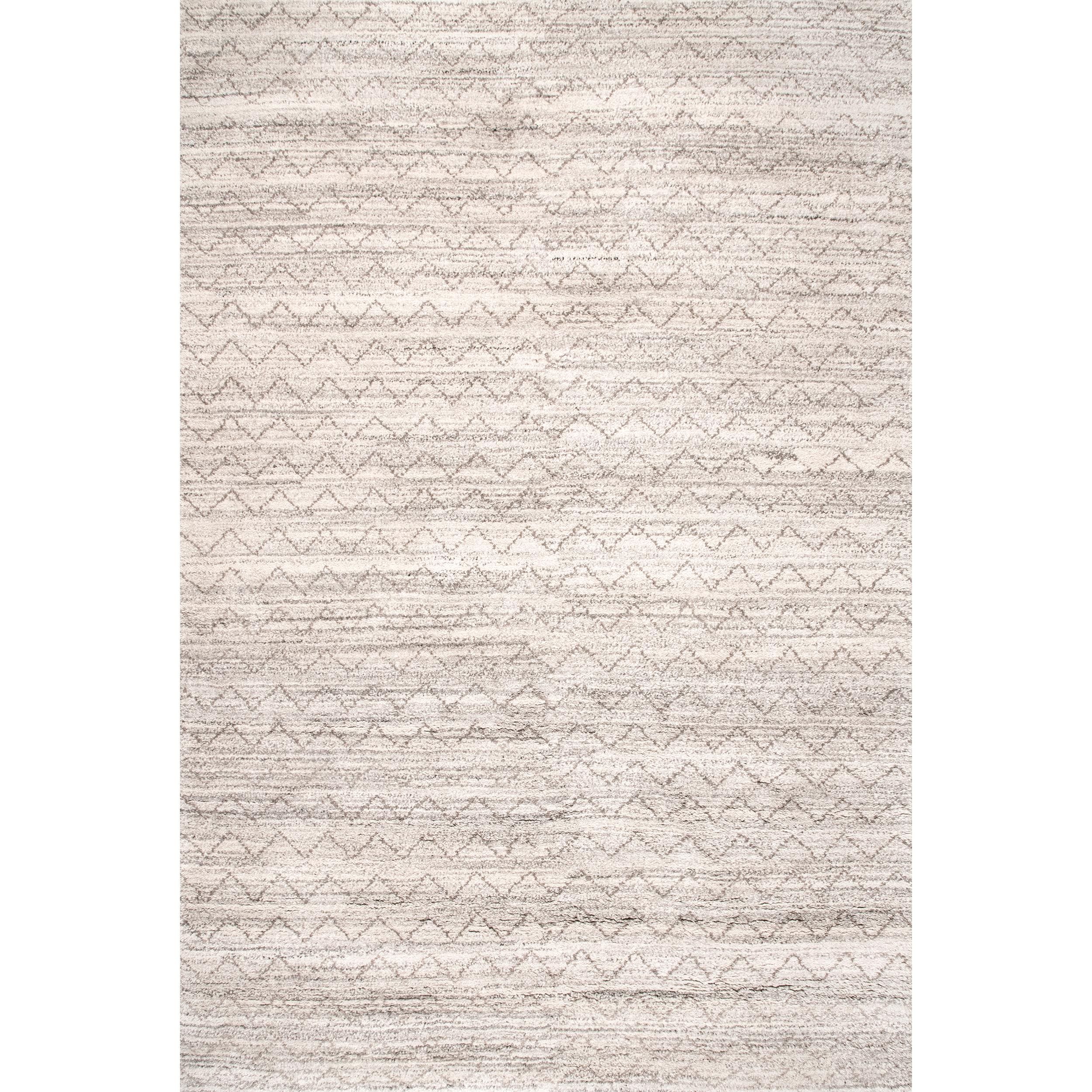 nuLOOM MTNC03A-8010 Alexi 8 X 10 (ft) Wool Gray Indoor Chevron Area Rug