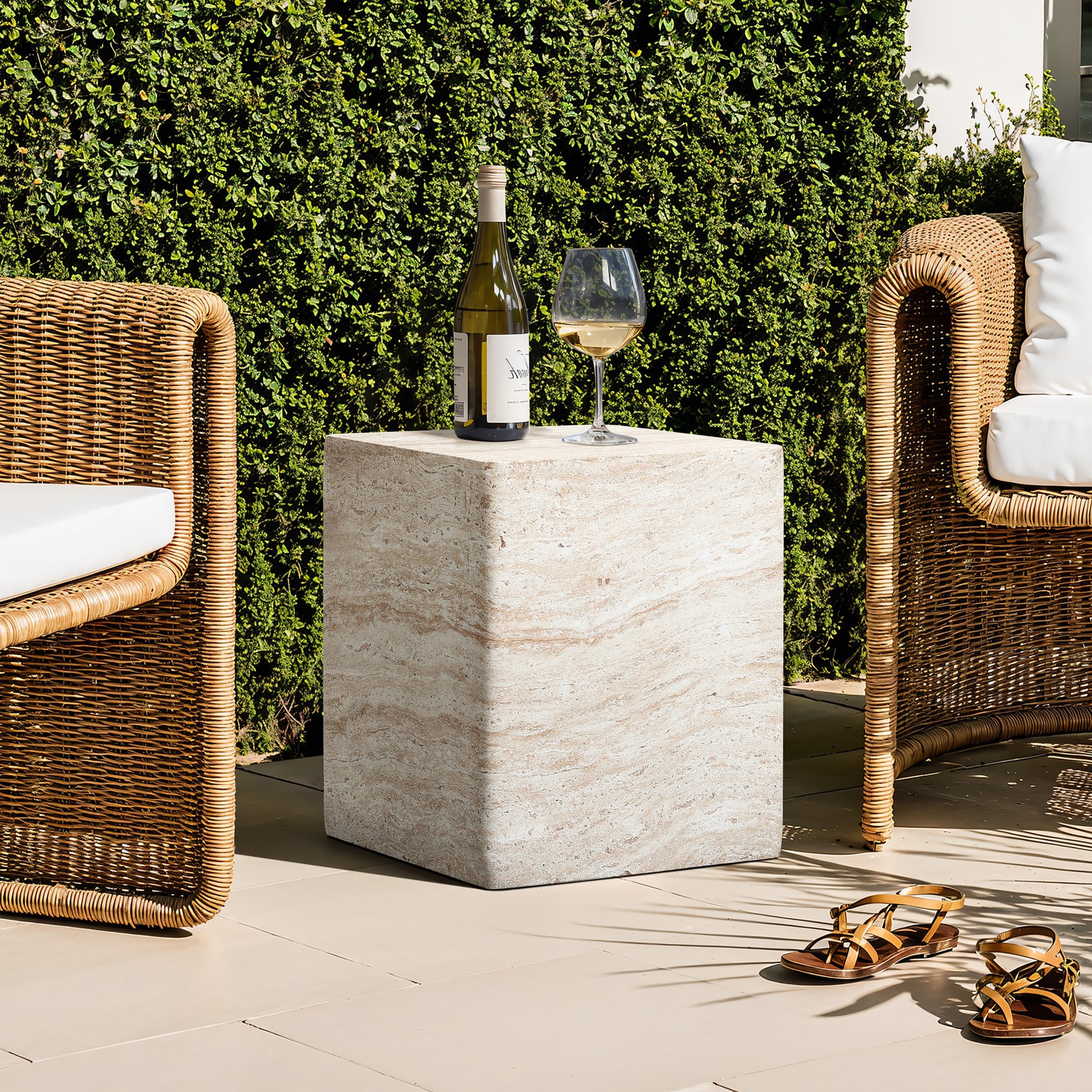 LuxenHome WHOF2410 End-Tables - View #2