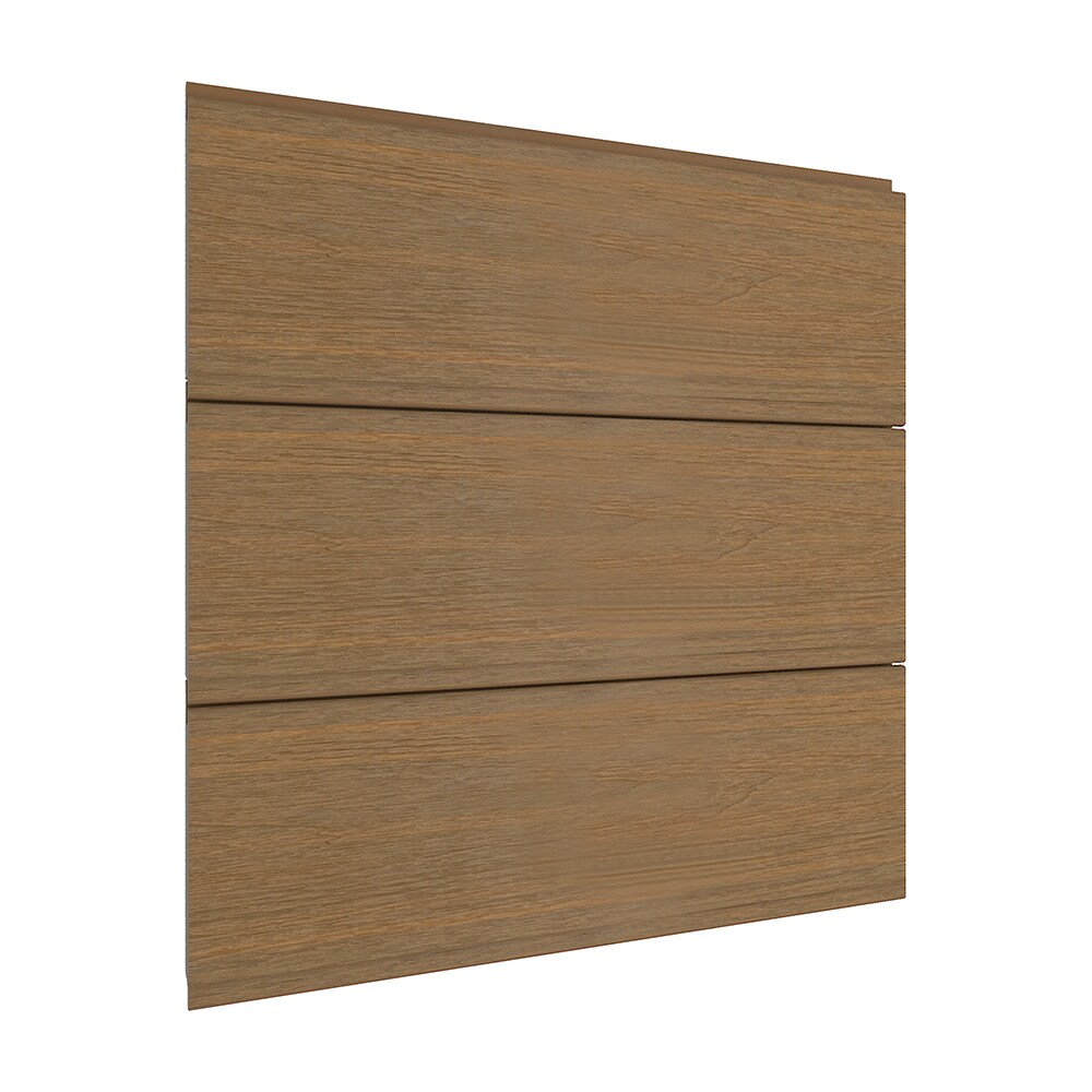 NewTechWood Luxury Home Products Peruvian Teak 28 in x 28 in Composite Wood Shower Bathroom Mat