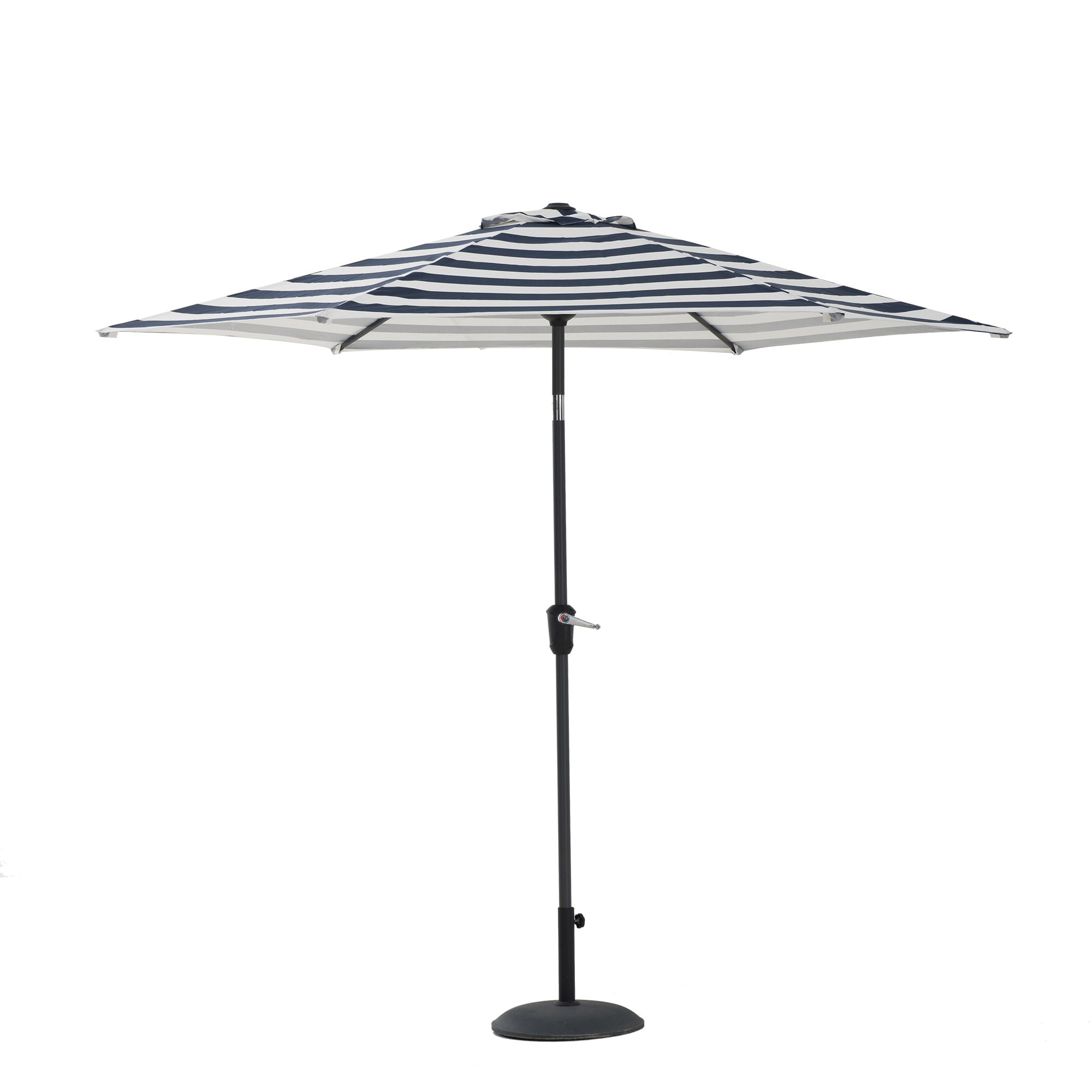 Sunjoy A701006319 8.7-ft Steel Multiple colors/finishes Crank Market Patio Umbrella