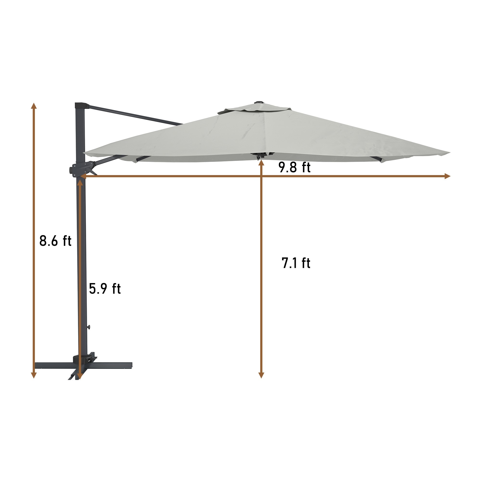 Clihome CL-UIET-9-R Umbrellas-2 - View #3