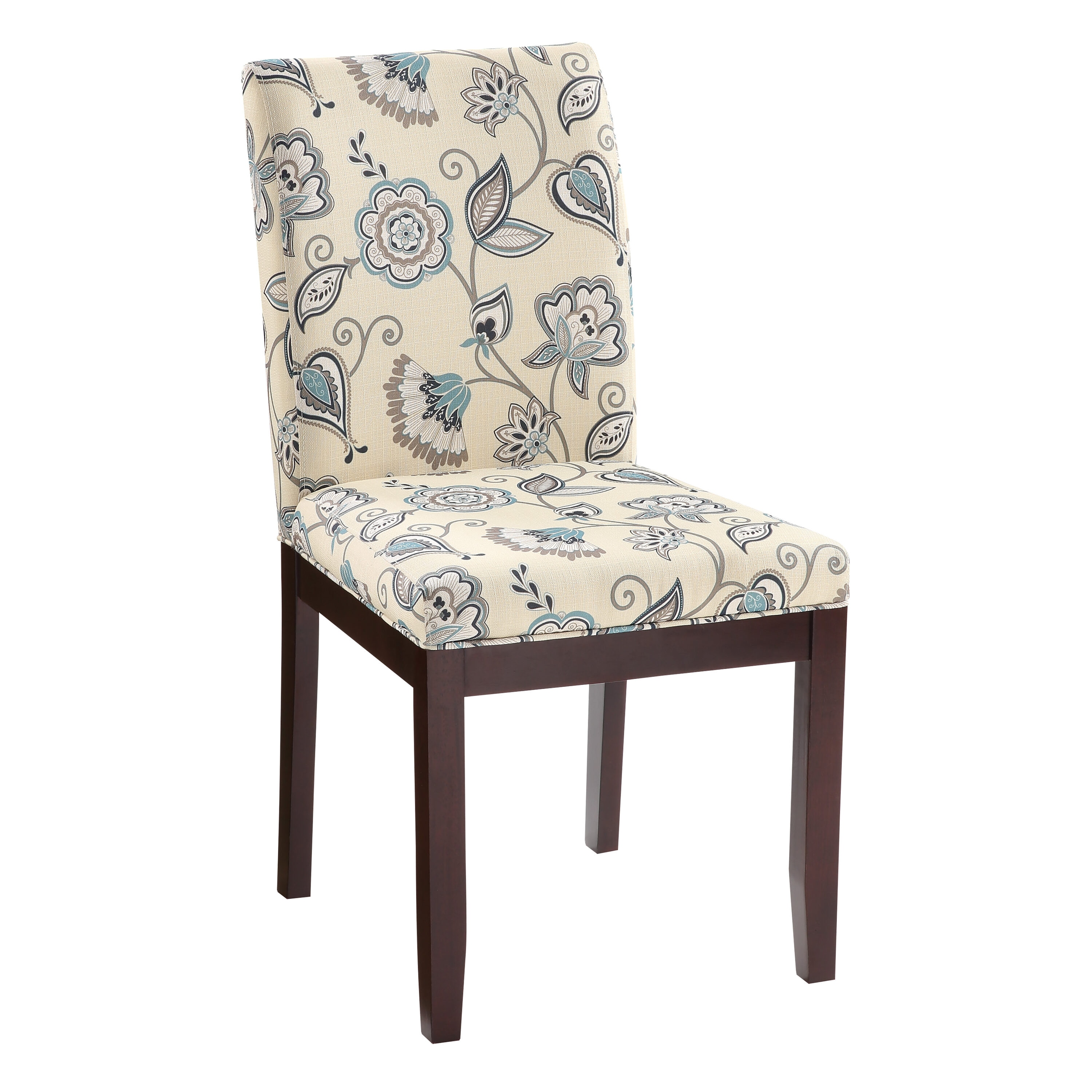 Avignon Sky Linen Upholstered Parsons High Side Chair