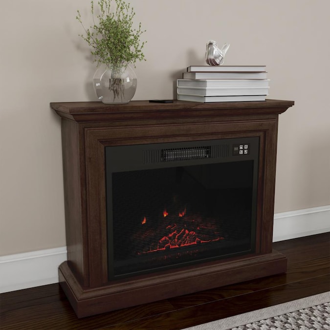 Hastings Home Mobile Electric Fireplace, Portable Living Room Fireplaces
