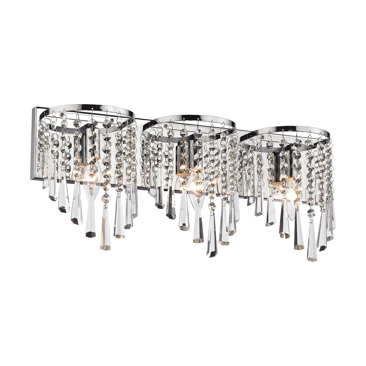 Westmore by ELK Lighting LWVL-220308183 Jonas 22-in 3-Light Polished Chrome LED Modern/Contemporary Vanity Light