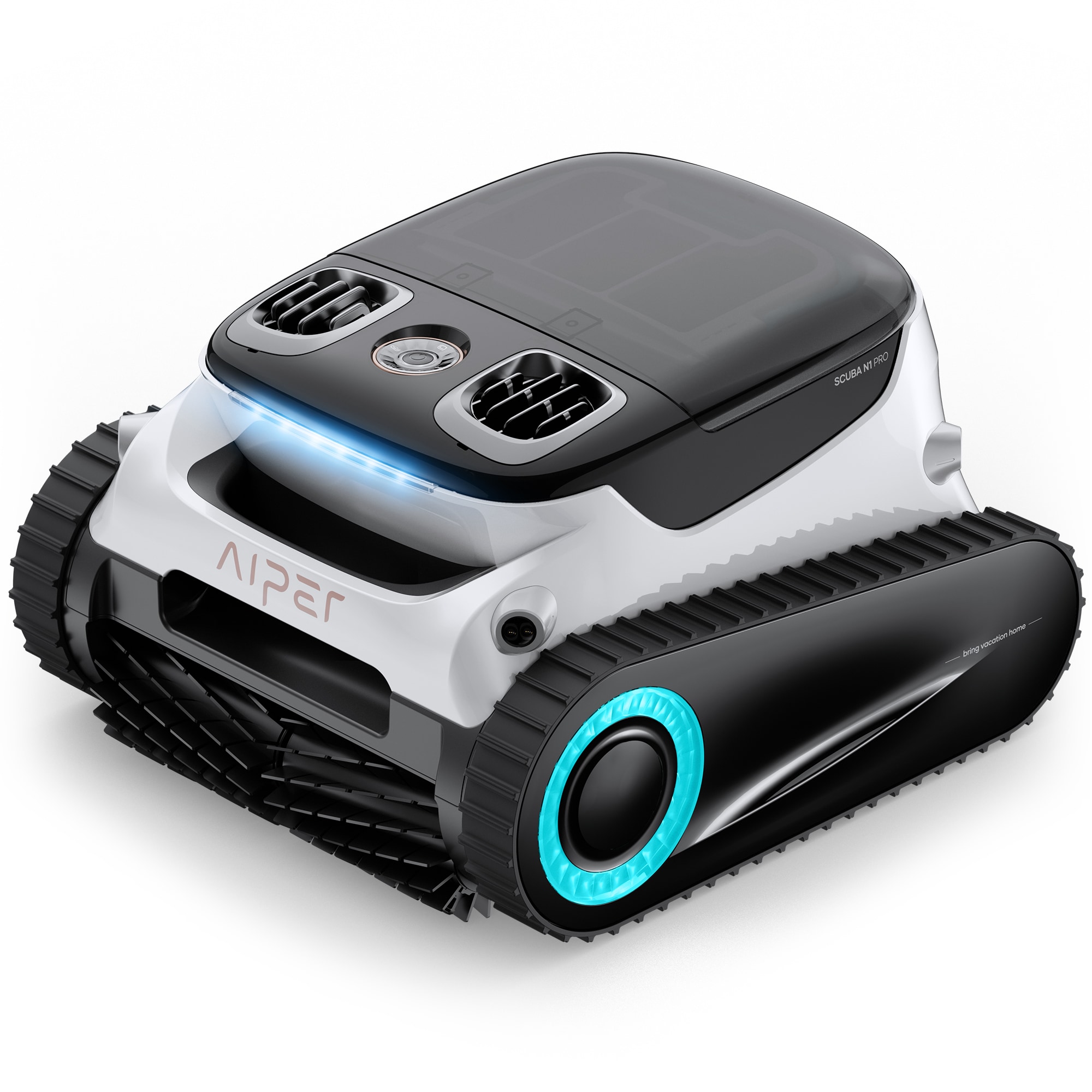 Aiper Scuba N1 Pro Cordless 6.2-in Robotic Pool Vacuum in the Pool ...