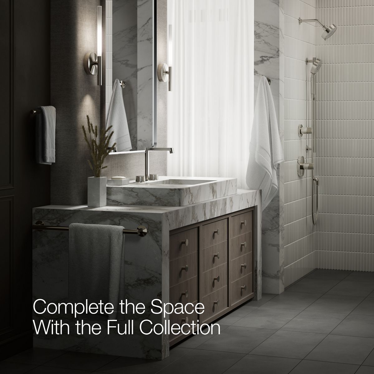 KOHLER 77974-8-SN Faucet-Tub-Shower-Handles - View #8