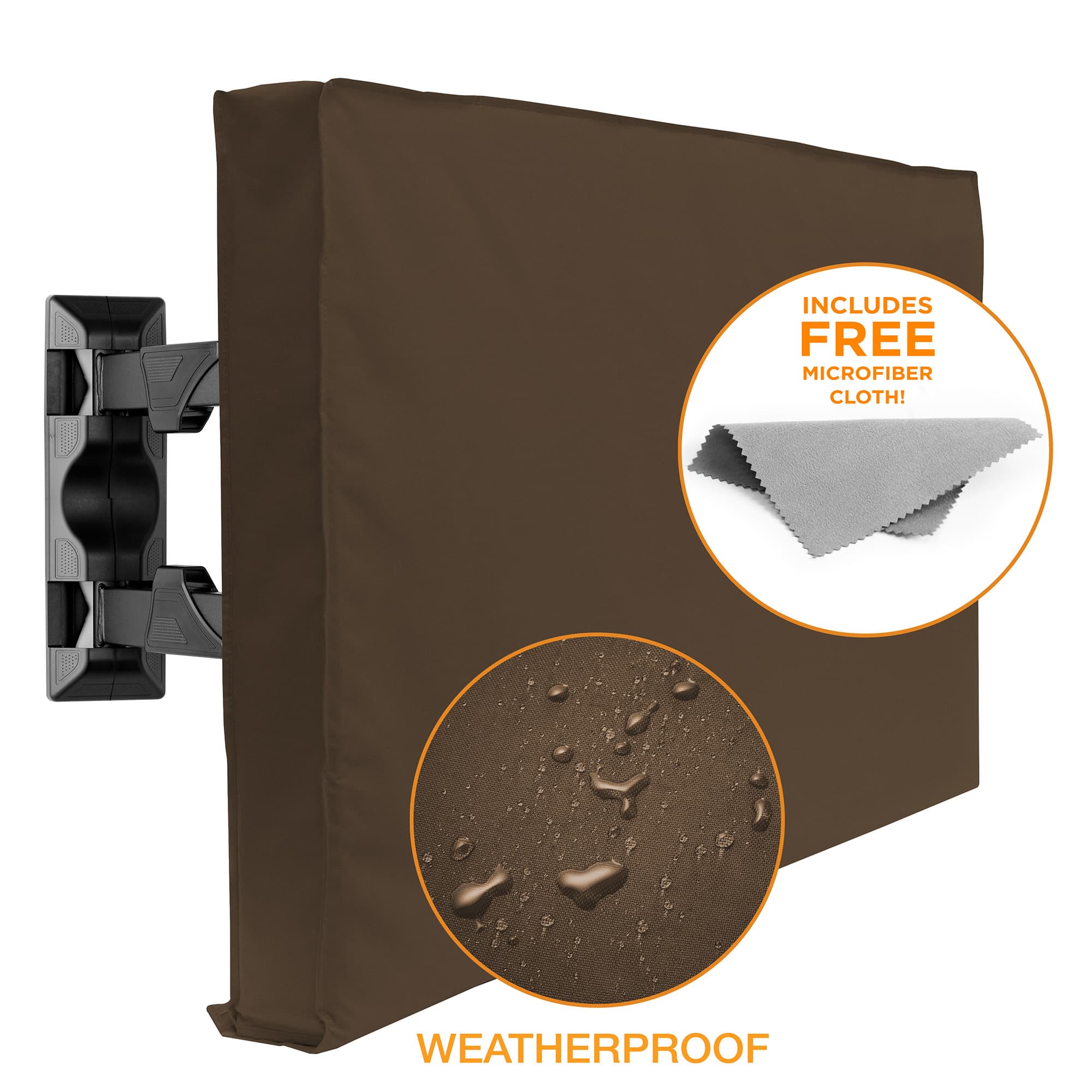 Mount Factory MOUNT-COVER-EX60-BRN Outdoor-Tv-Covers - View #3