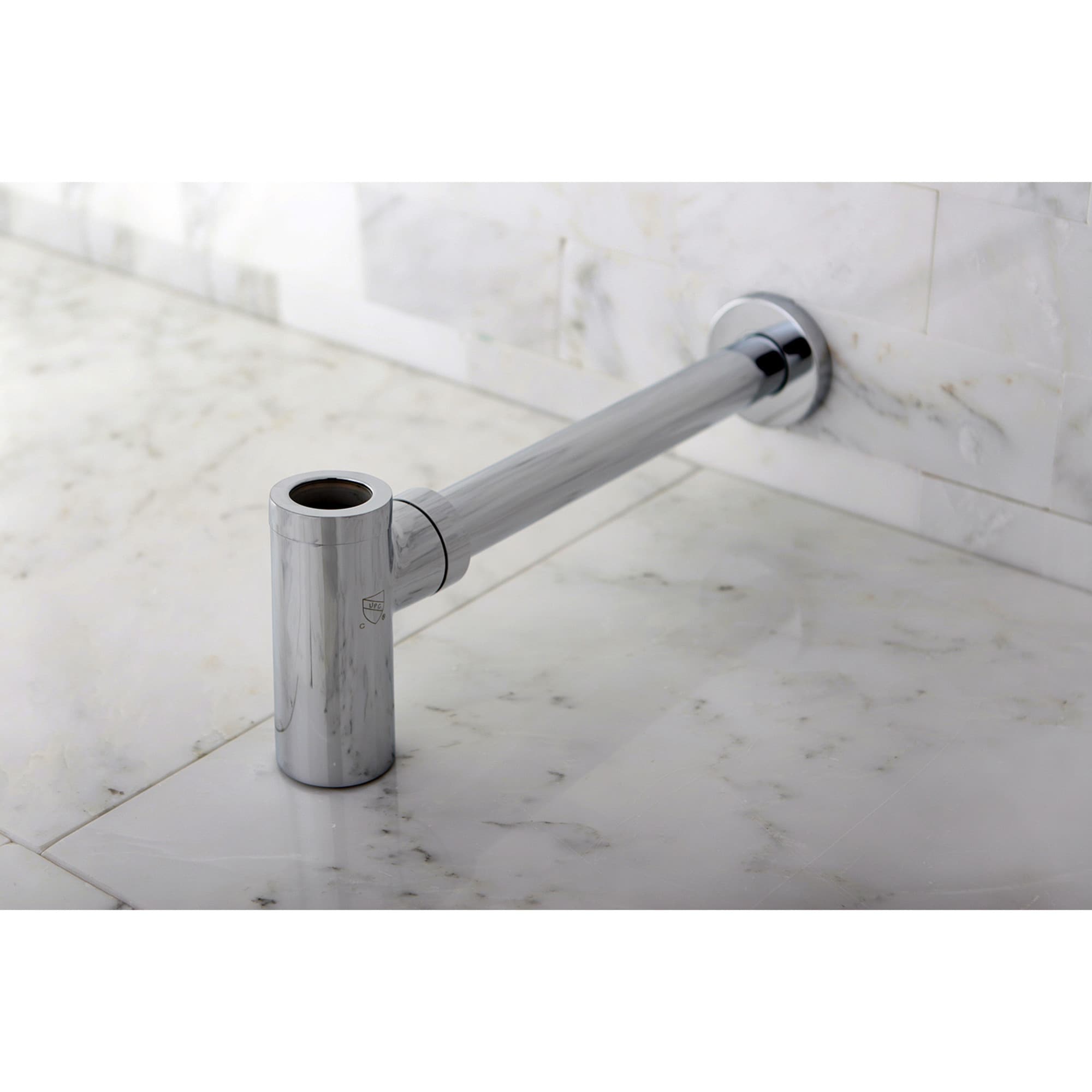 Kingston Brass WLDD8101 Decorative 1-1/4-in Brass P-trap