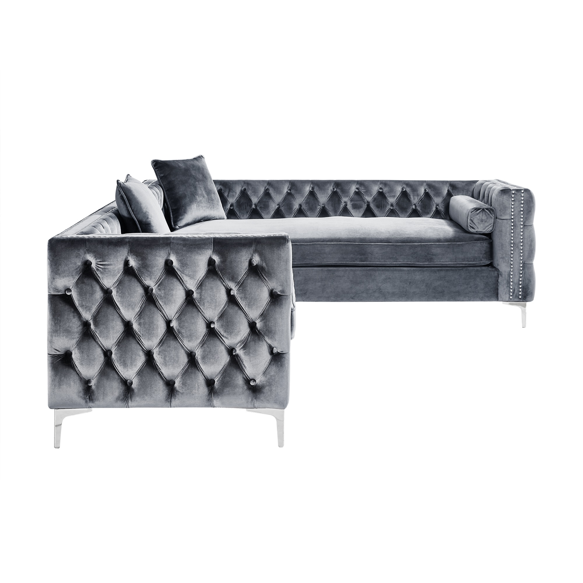 Inspired Home CR01-02GR-LS Sofas-Loveseats - View #3