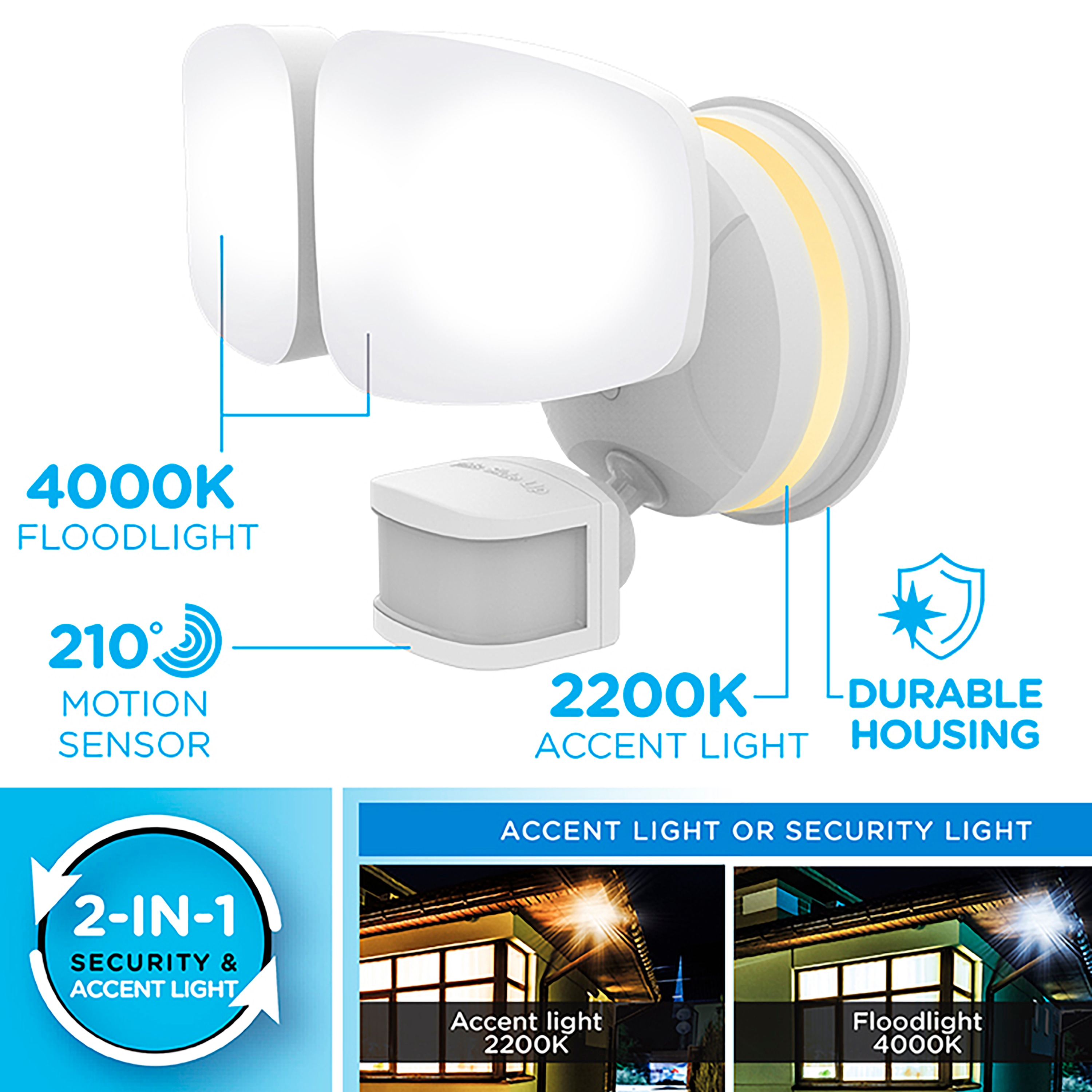 Enbrighten 58242-S1 Motion-Activated-Floodlights - View #2