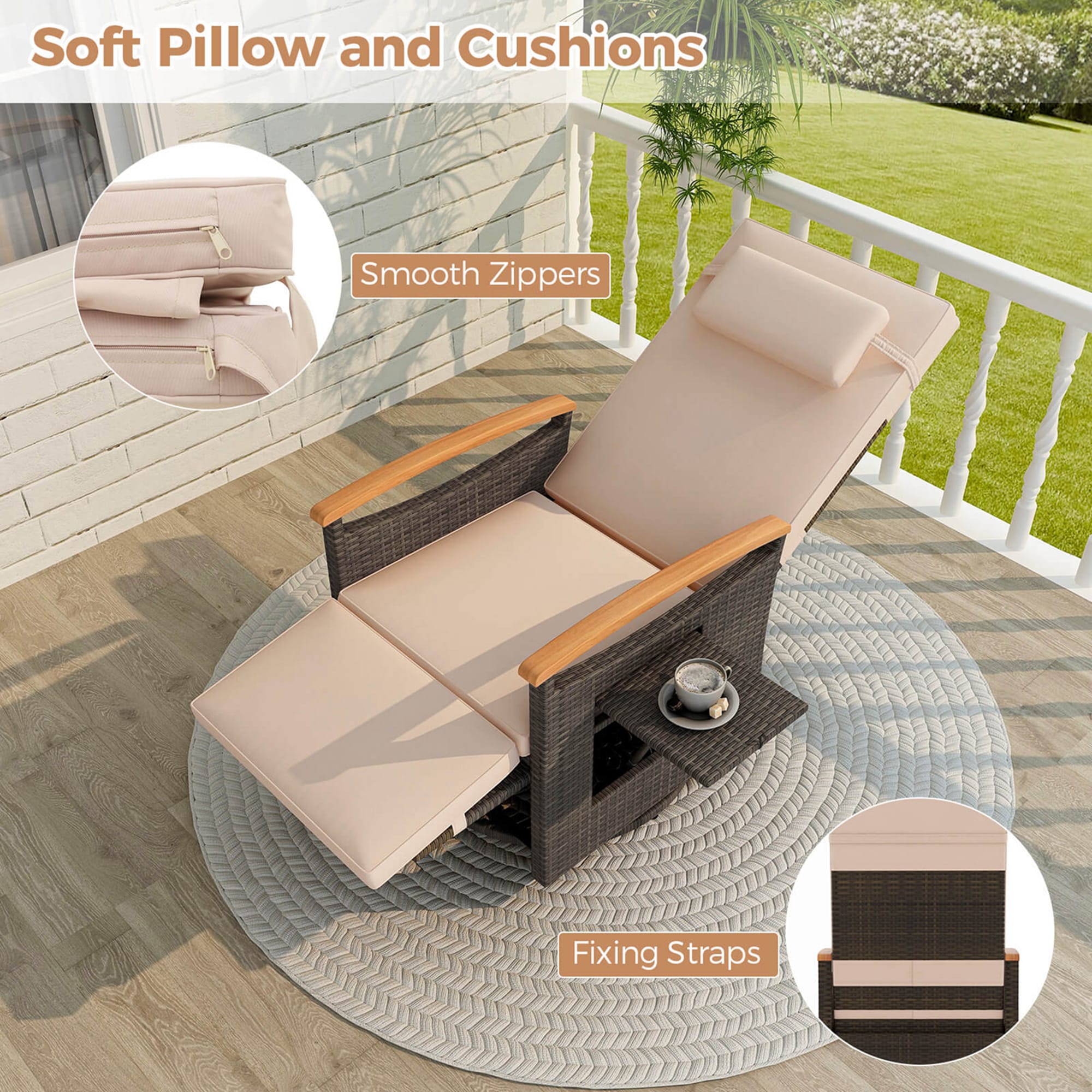 Costway HCST04095 Patio-Chairs - View #6