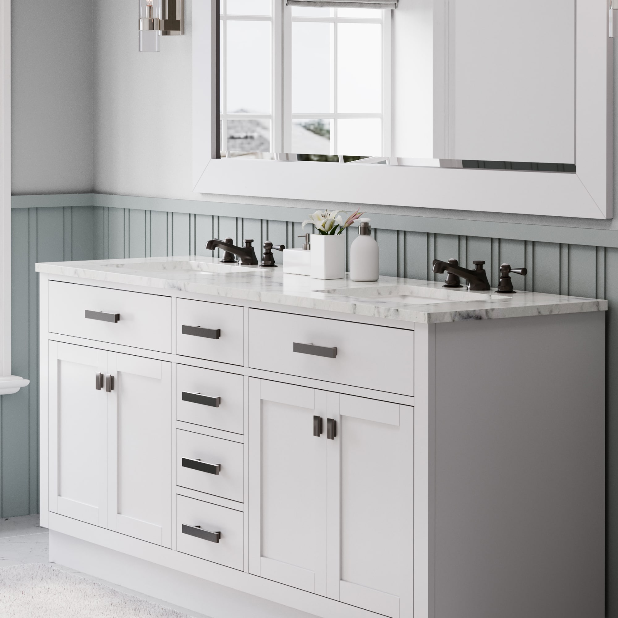 Water Creation HA72CW03PW-000TL0903 Bath-Vanity-Combo - View #7