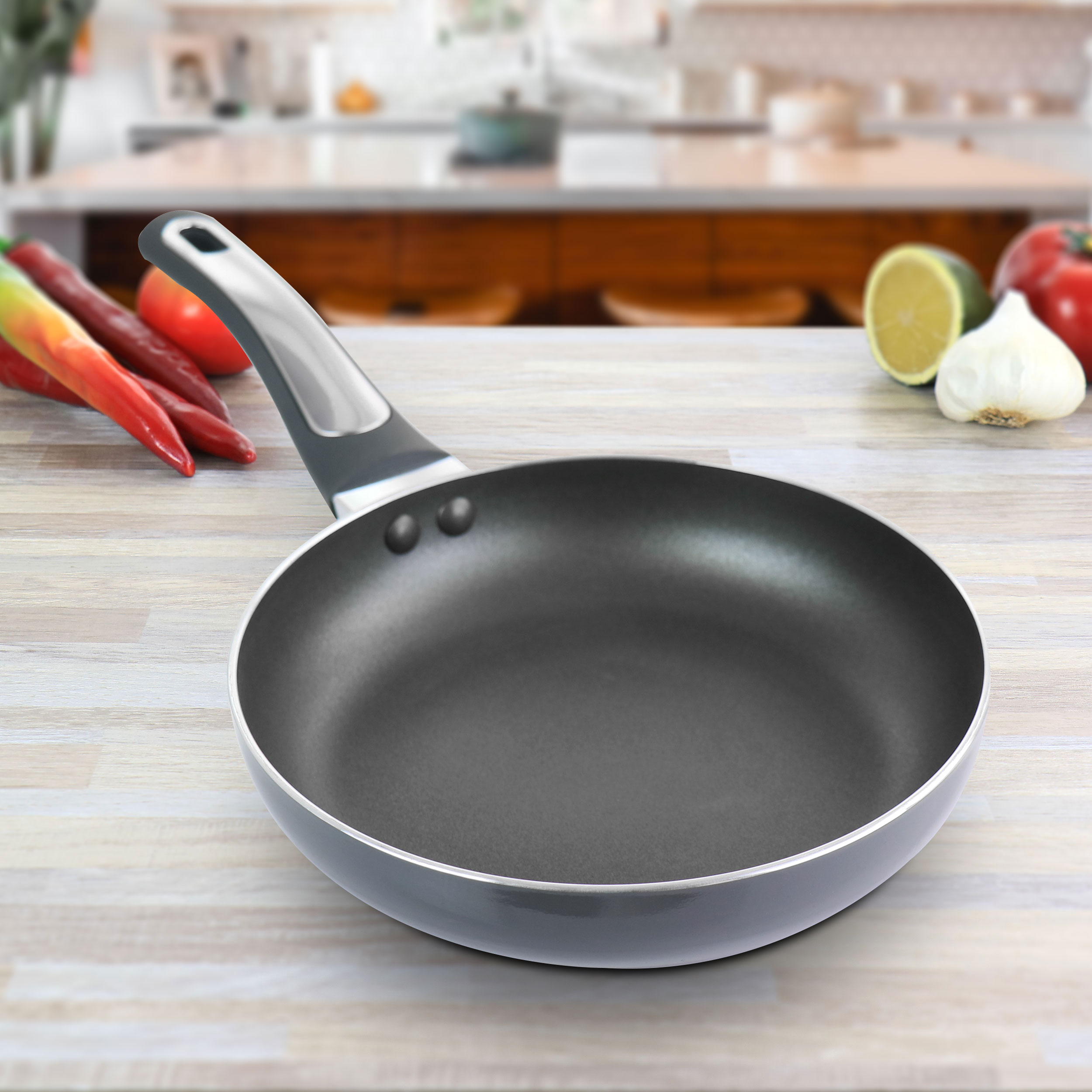 Oster Sato 10 Inch Aluminum Frying Pan in Metallic Champagne - Non-Stick  Skillet in the Cooking Pans & Skillets department at