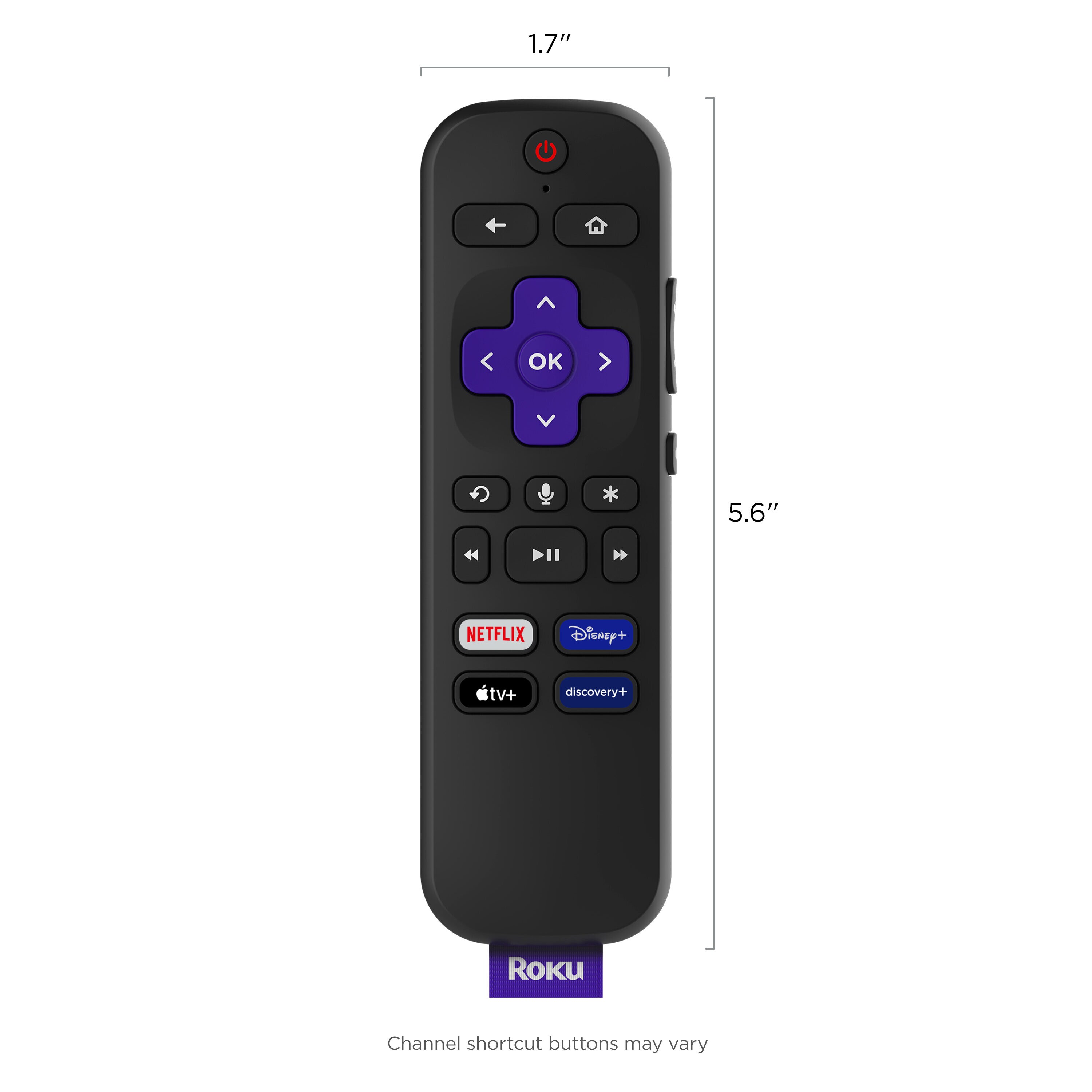 Roku RCAL7R Multimedia-Remote-Controls - View #6
