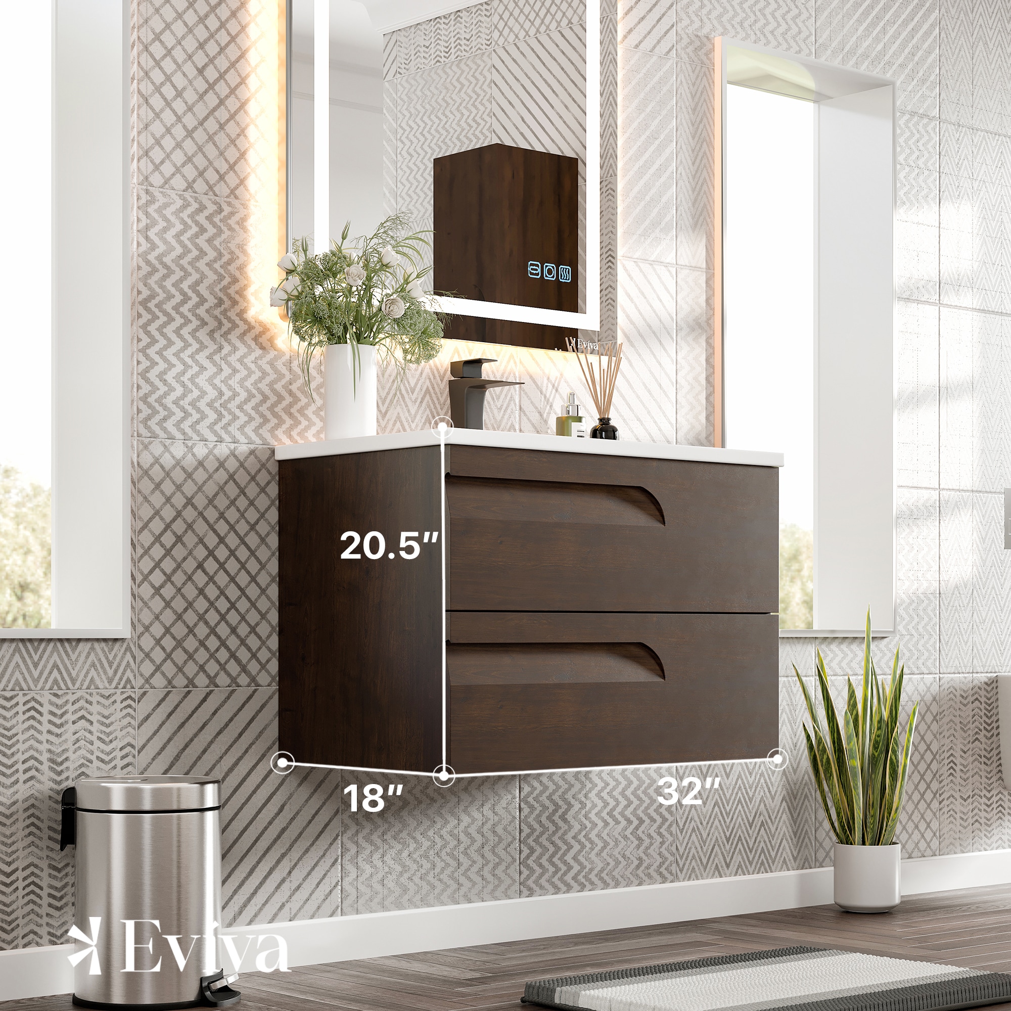 Eviva EVVN23-32RW-WM Bath-Vanity-Combo - View #2
