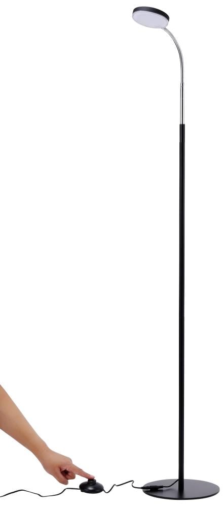 ArcLite Flex 52" Adjustable LED Floor Lamp for Kids in Black