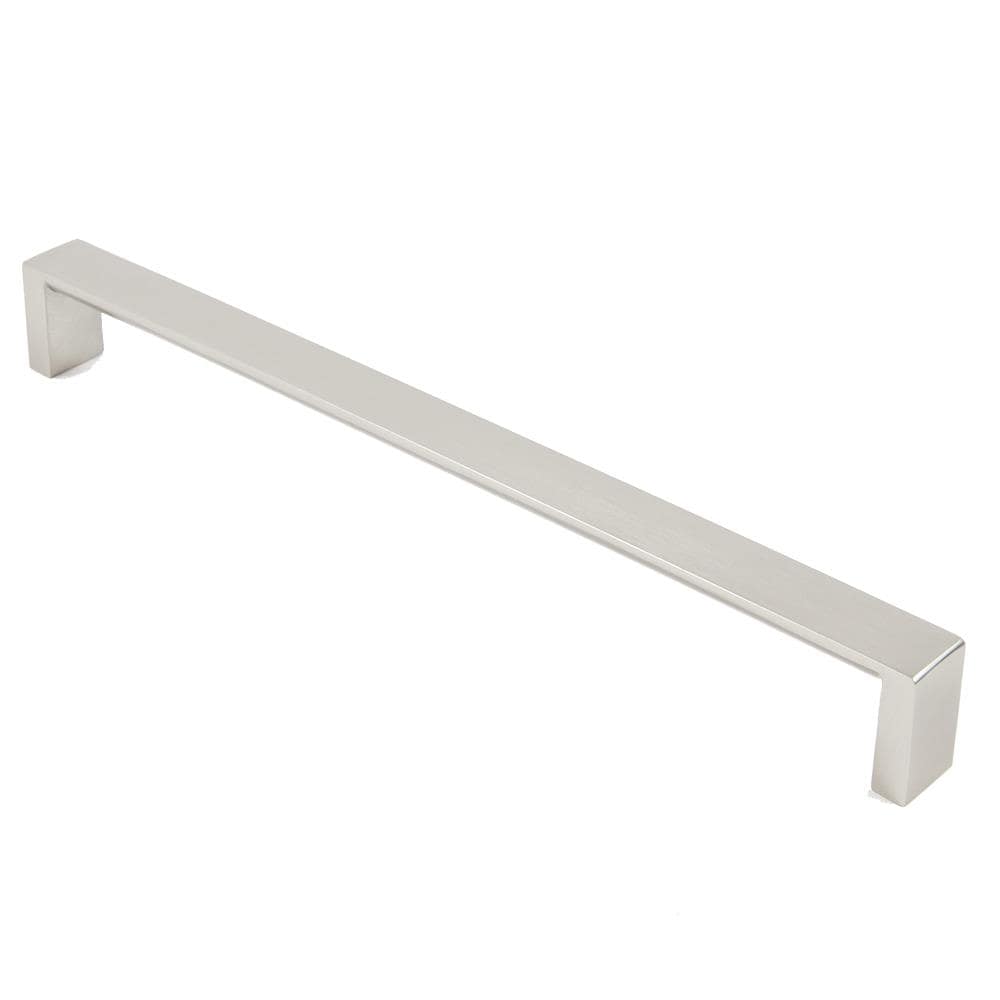 Rusticware 956SN 10-in , 256mm Center to Center Satin nickel Dual Mount Square Handle