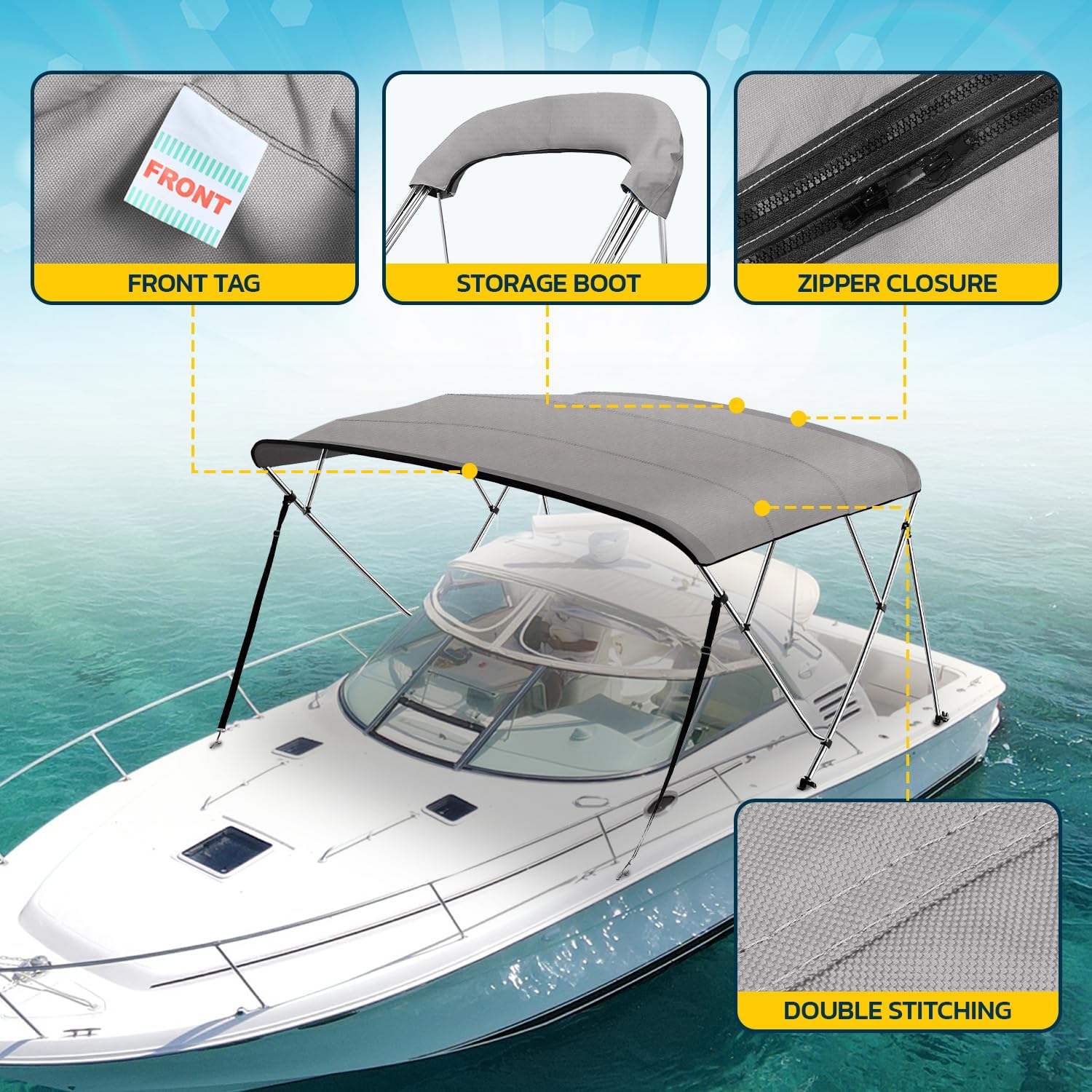 Seal Skin Covers 4FAB85-90G Boat-Covers - View #4