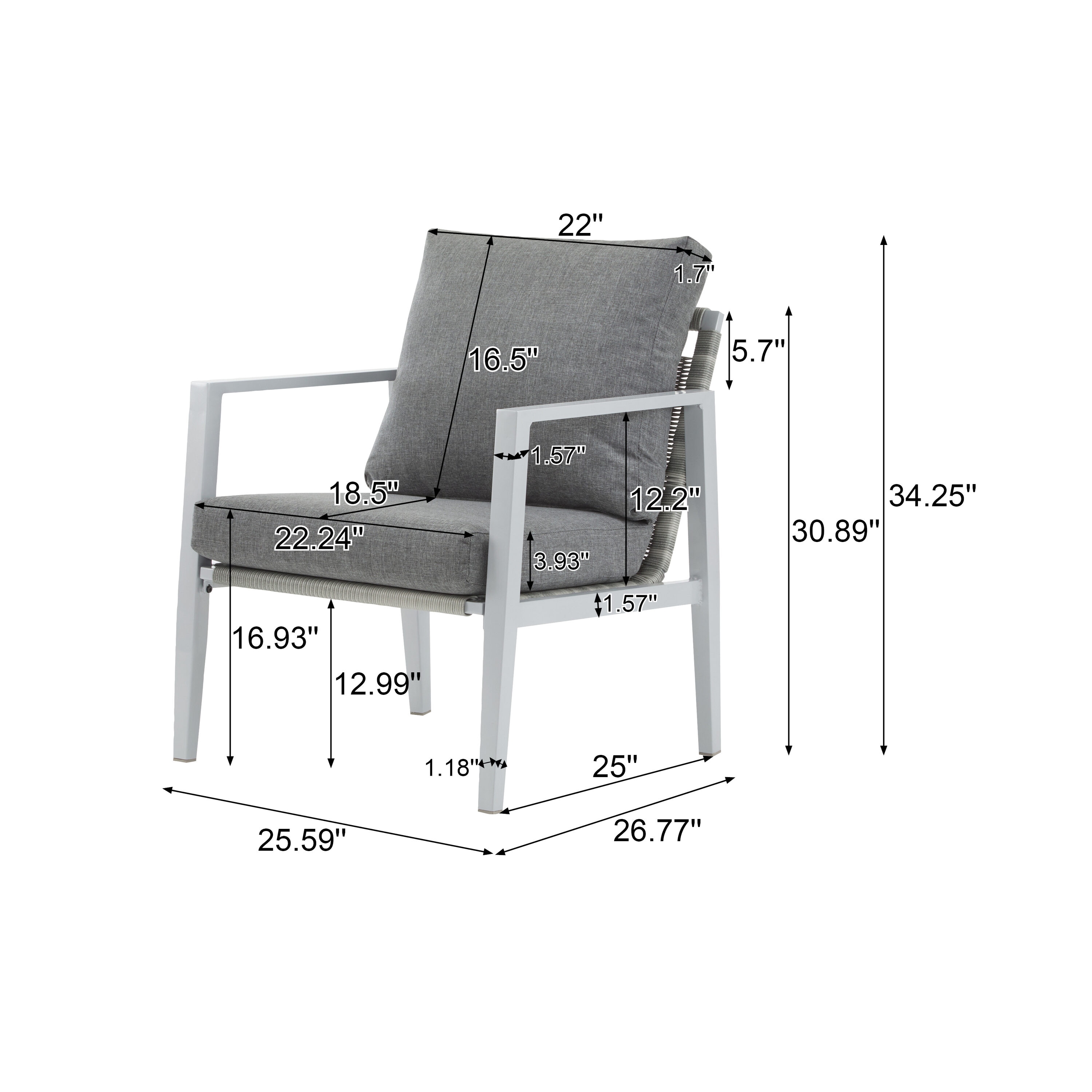 Christopher Knight Home 323997 Patio-Chairs - View #9