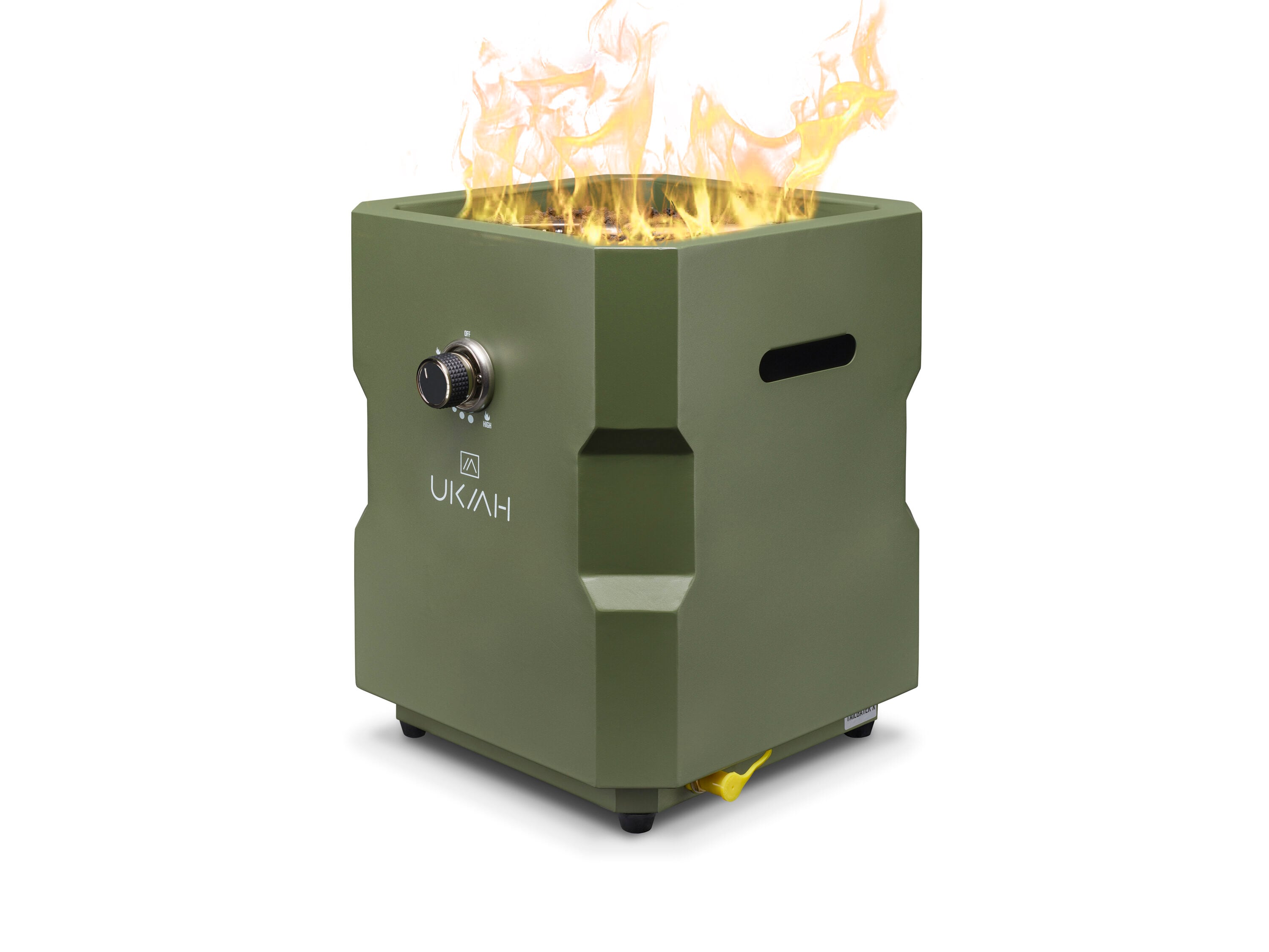 Ukiah 16.73in W 50000BTU Green Portable Steel Rectangle Propane Gas