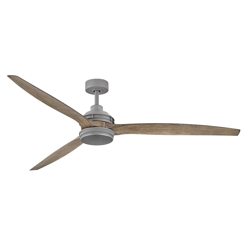 Fanimation Spitfire 72-in Brushed Satin Brass with Black Blades Indoor/Outdoor Flush Mount Smart Propeller Ceiling Fan Light Kit Compatible and Remote (3-Blade) FPD6721BBS-72BL-F Sansujyuku sansujyuku.com