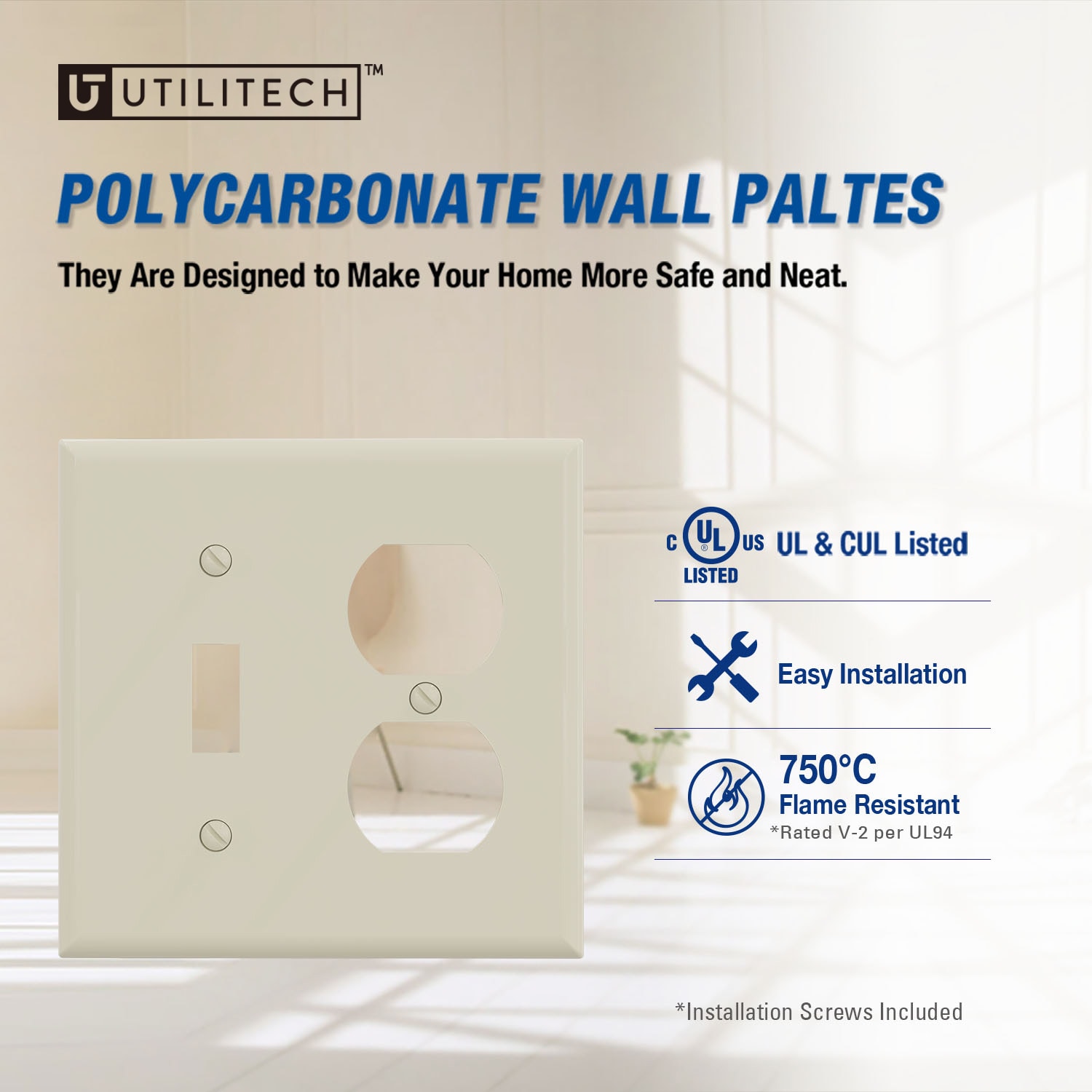 Utilitech 3061-LA10 Electrical-Wall-Plates - View #2