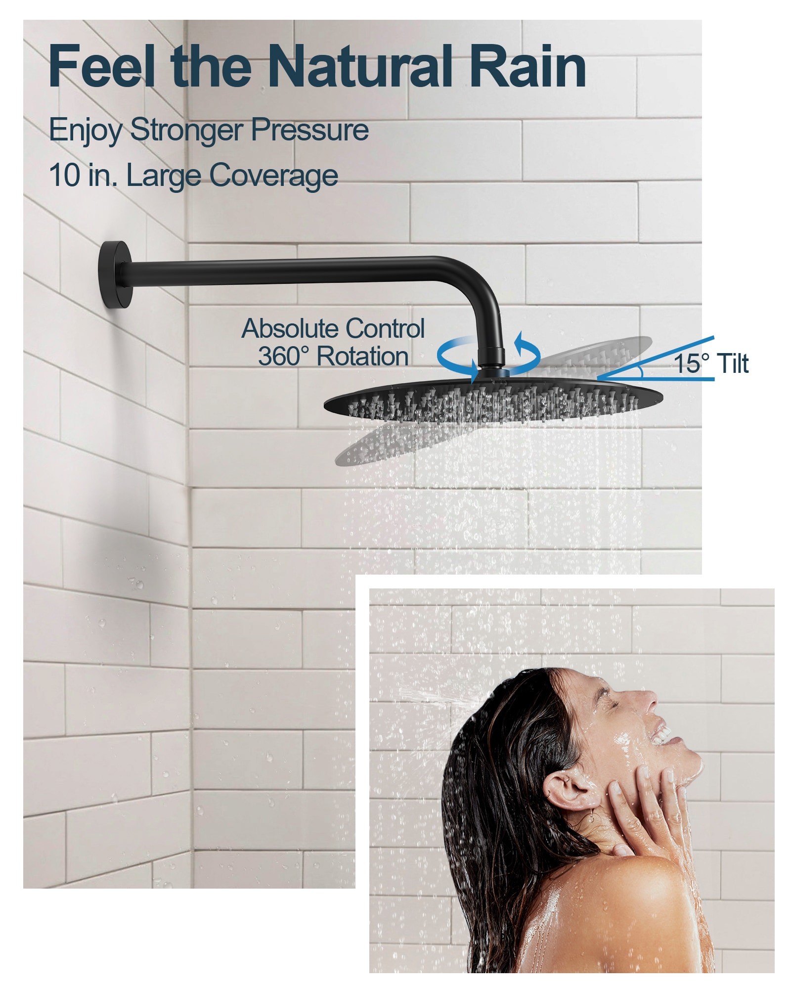 GRANDJOY SP02-BA Tub-Shower-Faucets - View #5