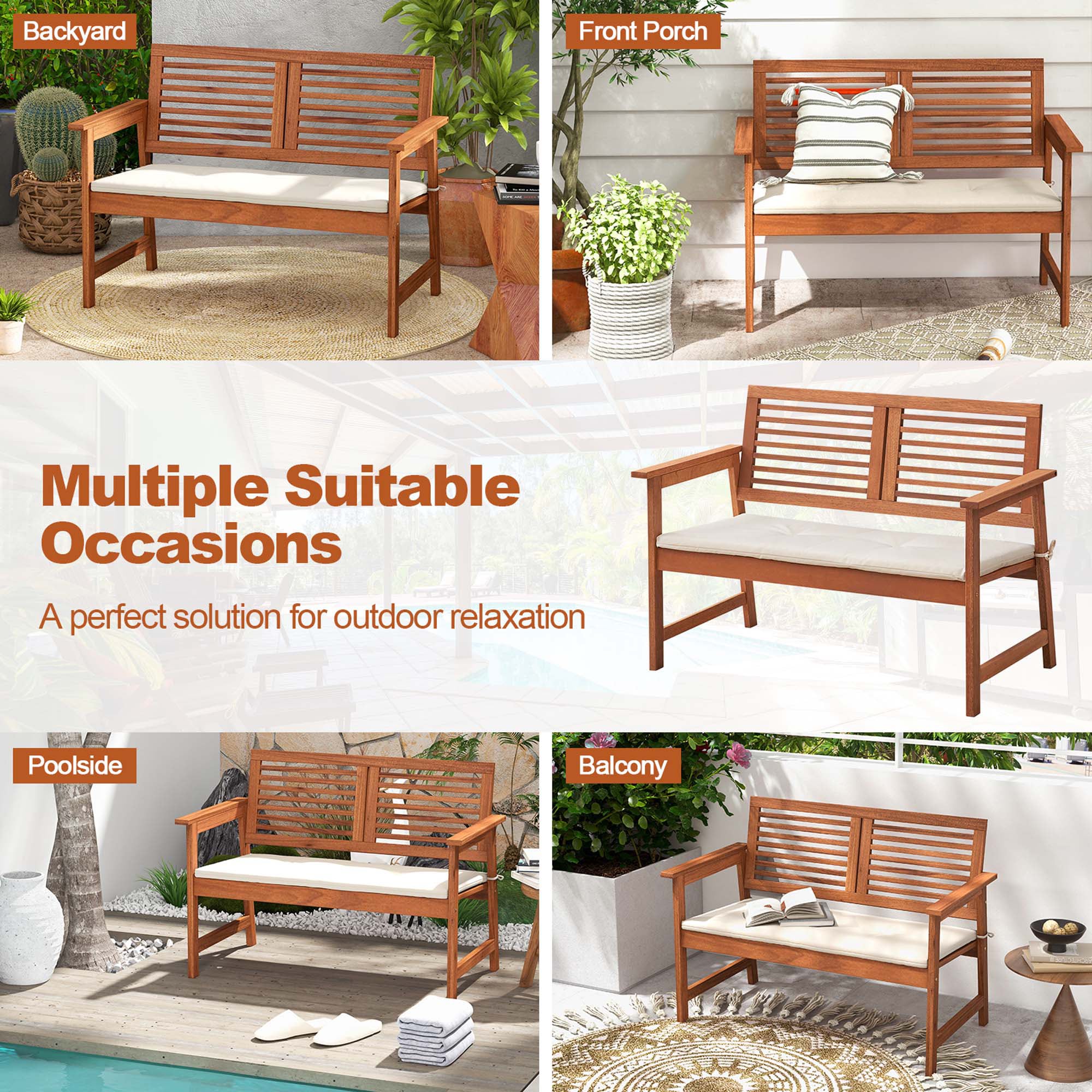 Costway LWS00085 benches - View #5