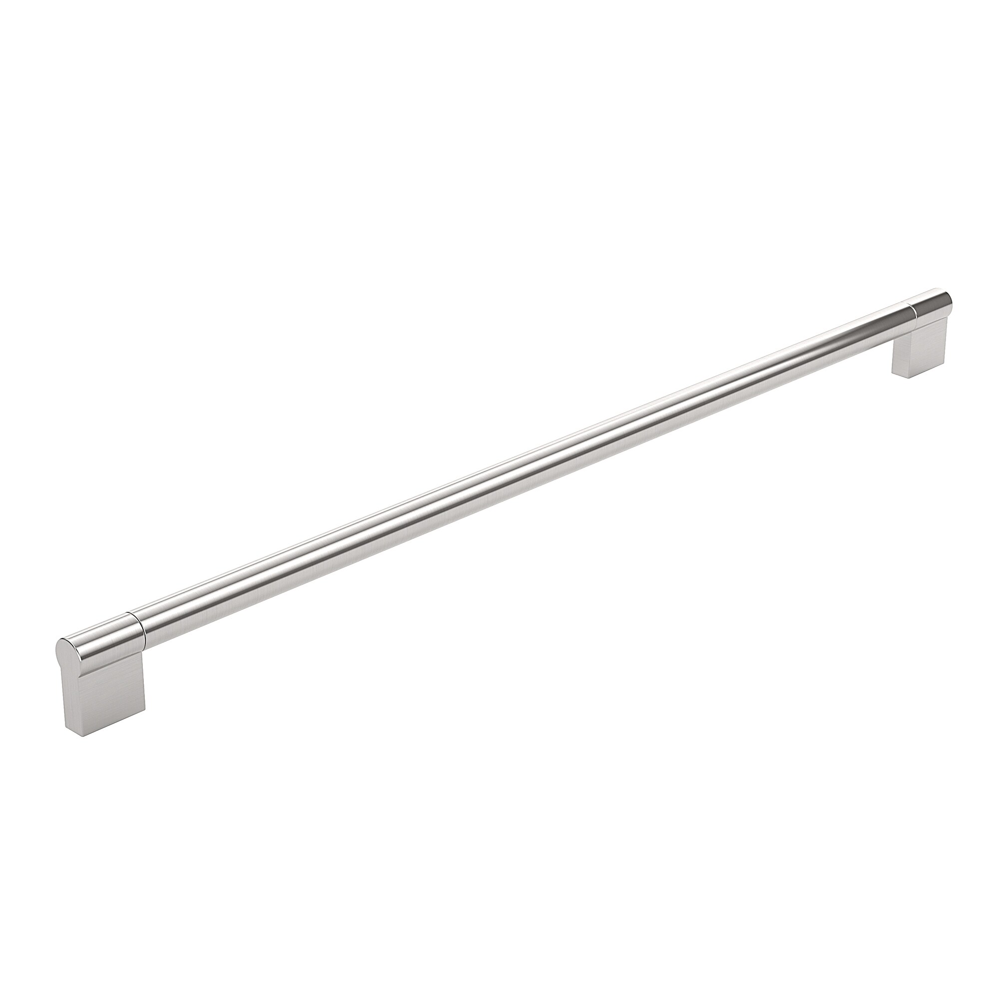 Richelieu BP527416195 Avellino 16-3/8-in , 416mm Center to Center Brushed Nickel Cylindrical Handle