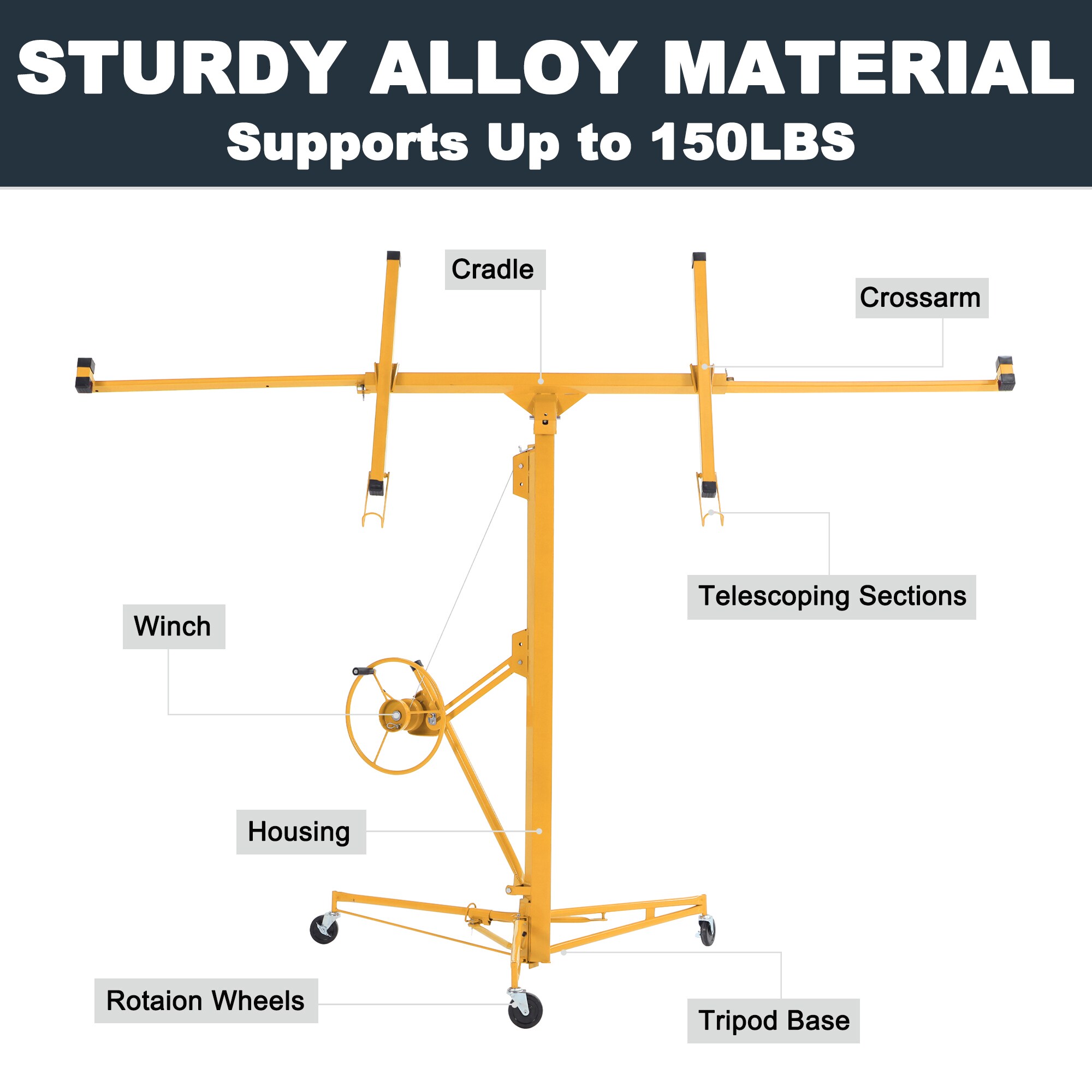 Tatayosi T-SJ013Y Drywall-Panel-Carriers - View #11