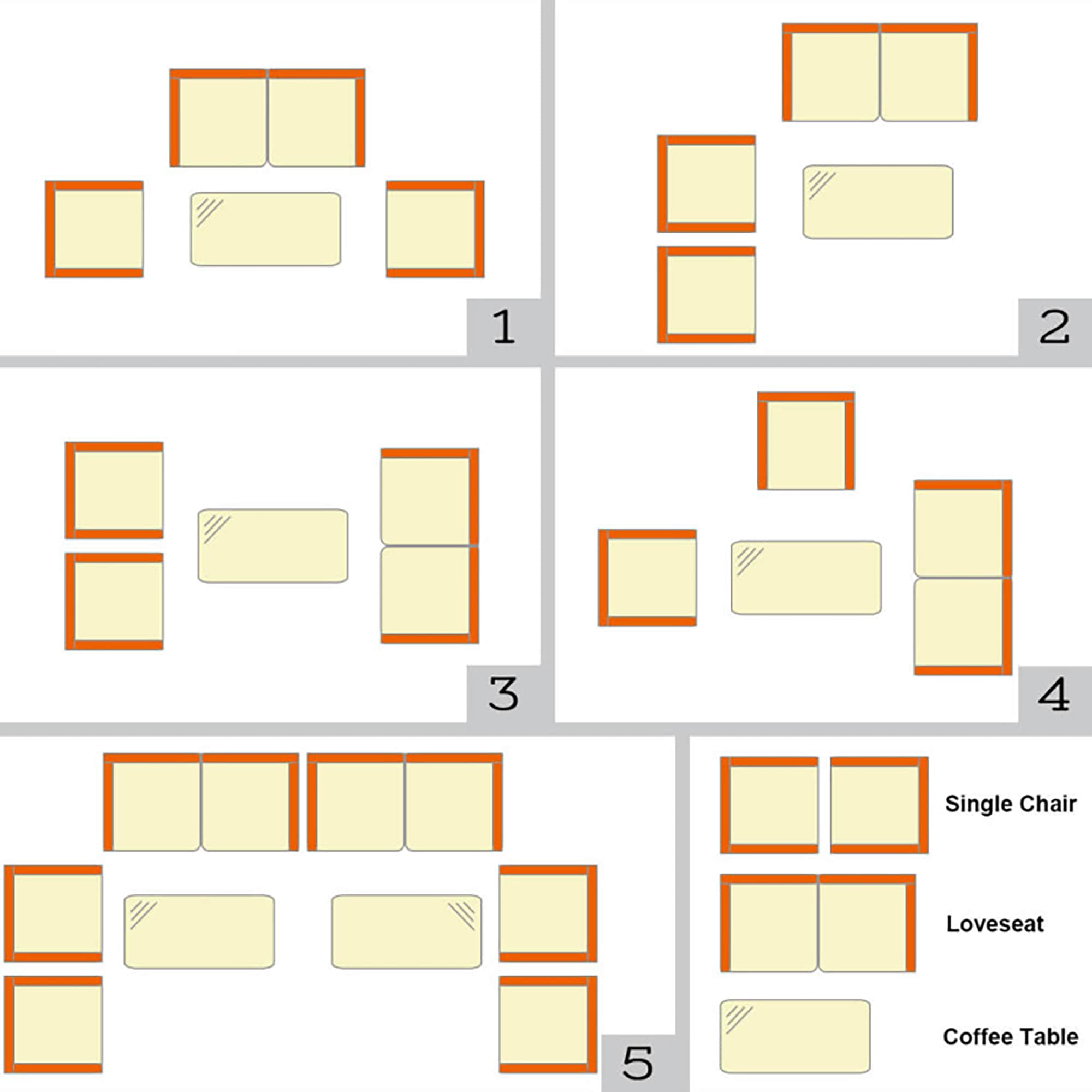 CASAINC WF-SM-KF-C01M Patio-Conversation-Sets - View #8