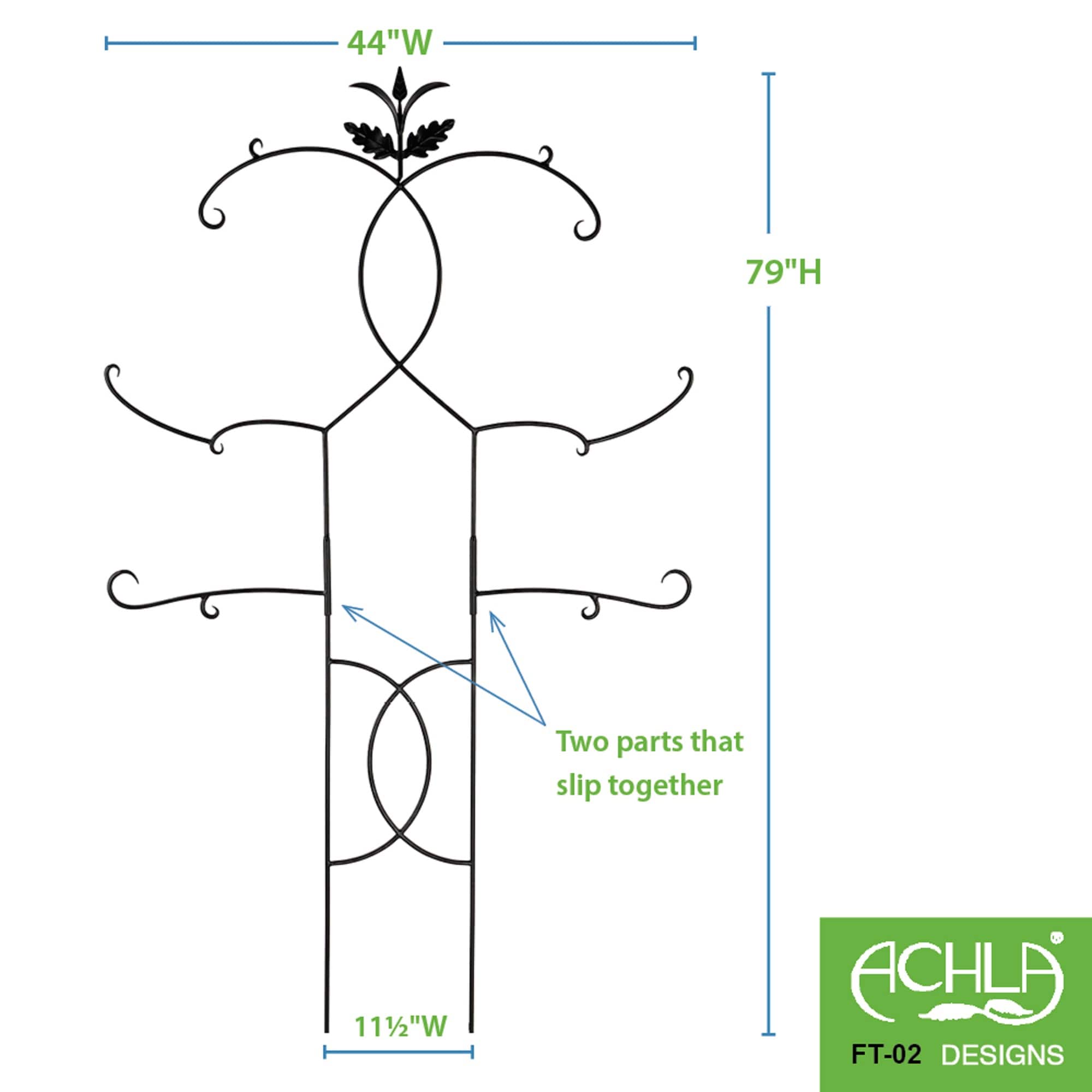 ACHLA Designs FT-02 Garden-Trellis - View #2
